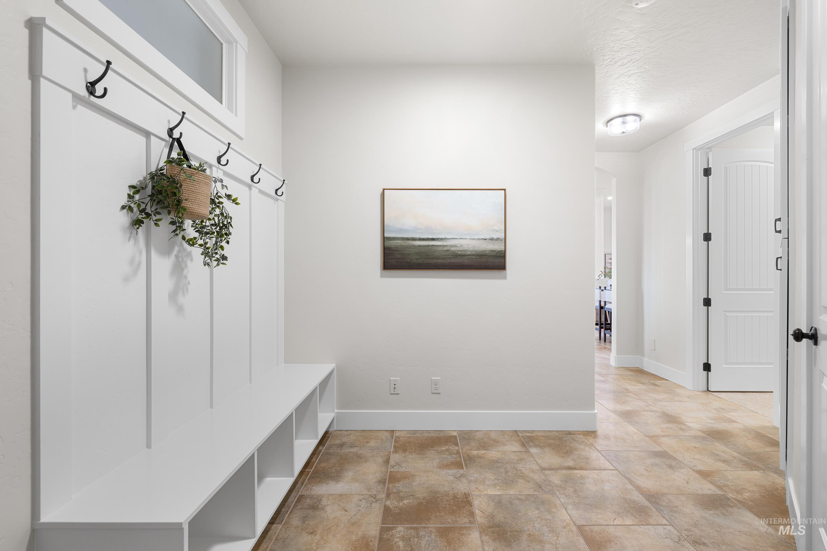 Mudroom with baseboards