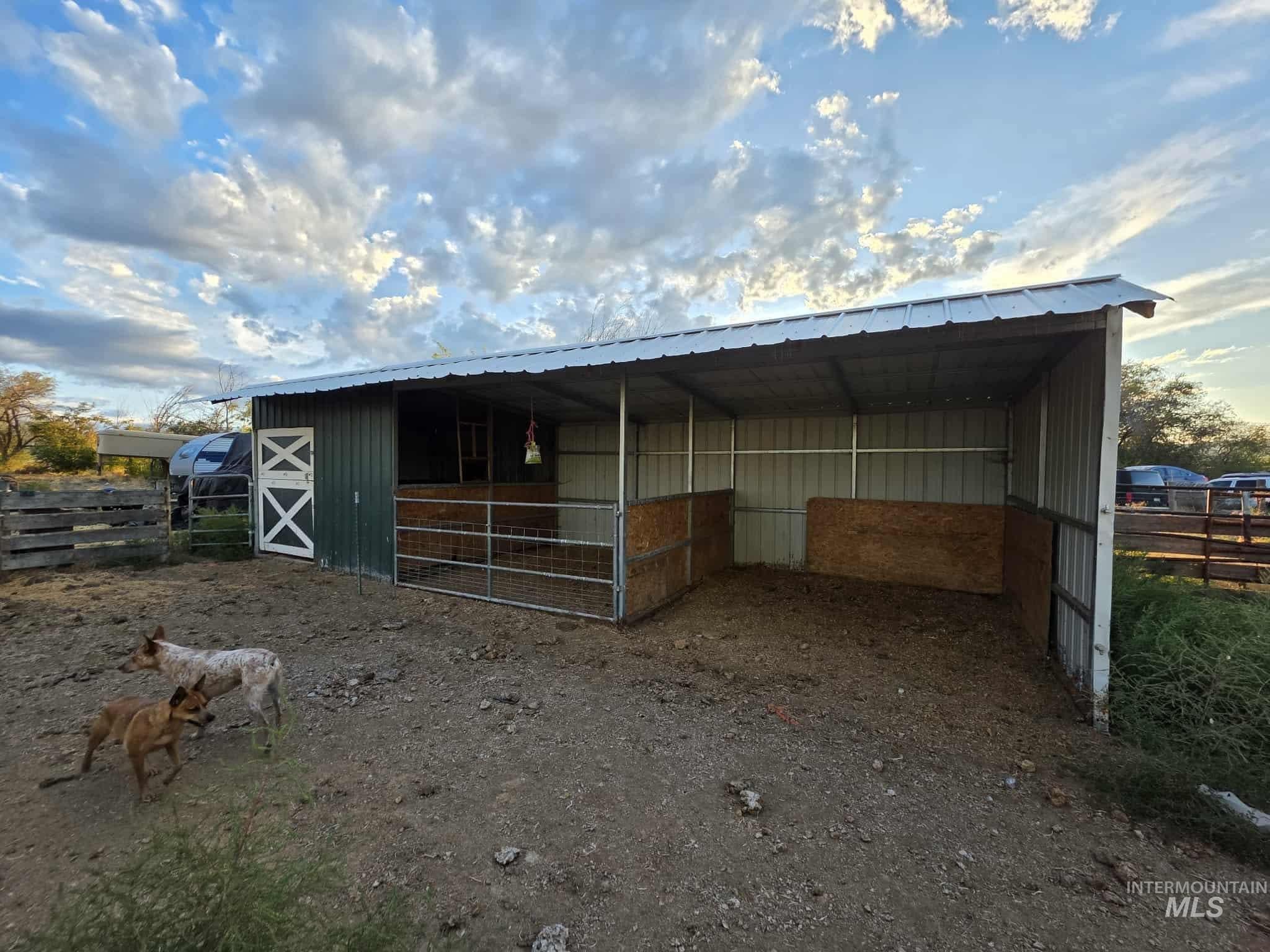 View of stable