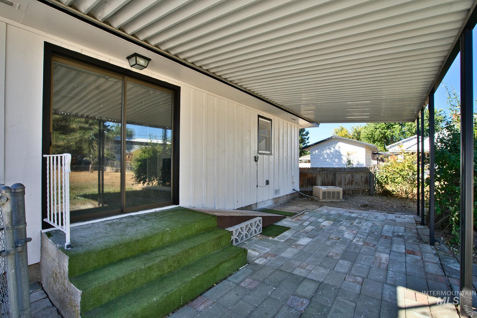 View of patio