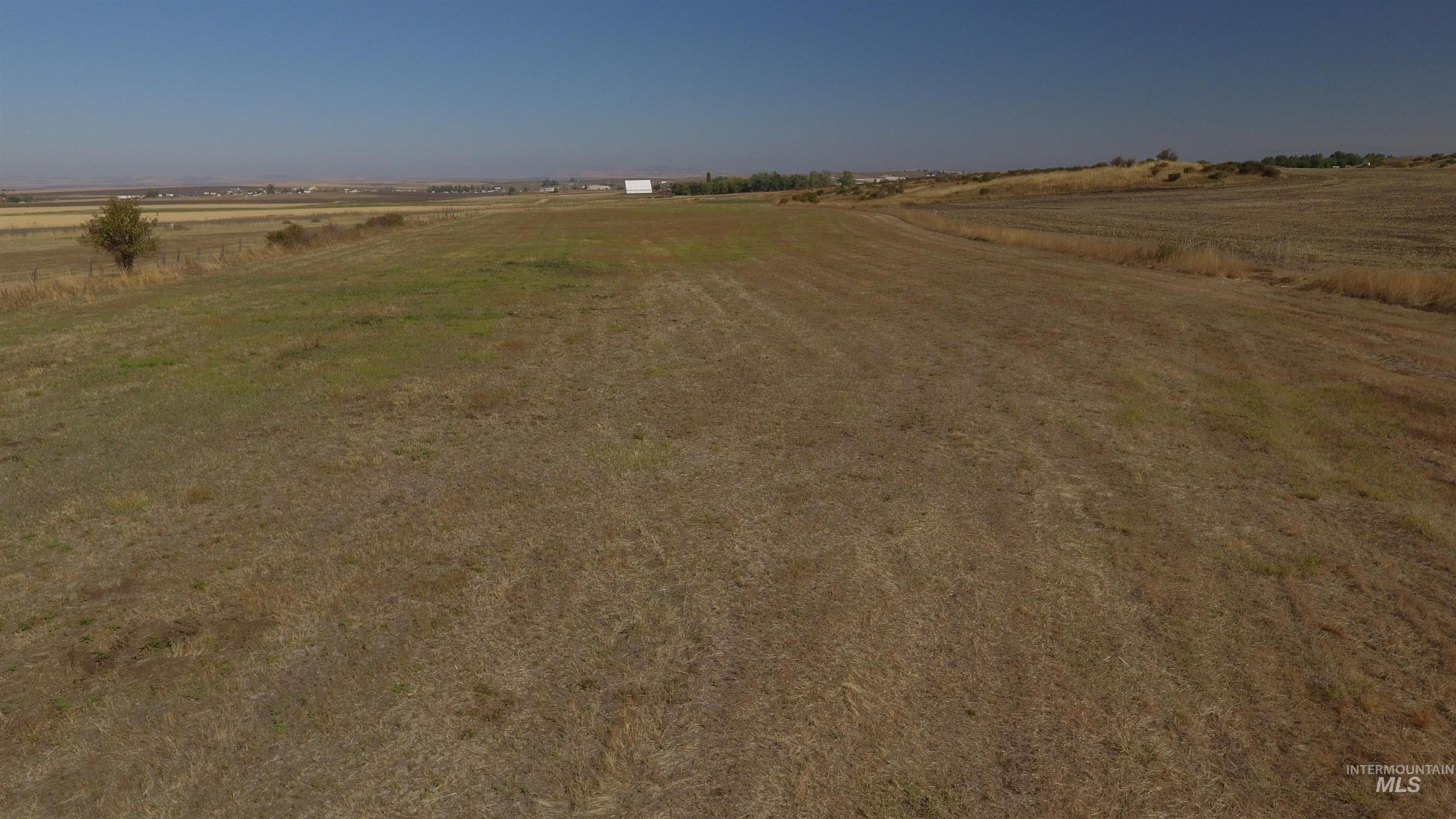 Aerial view of sparsely populated area
