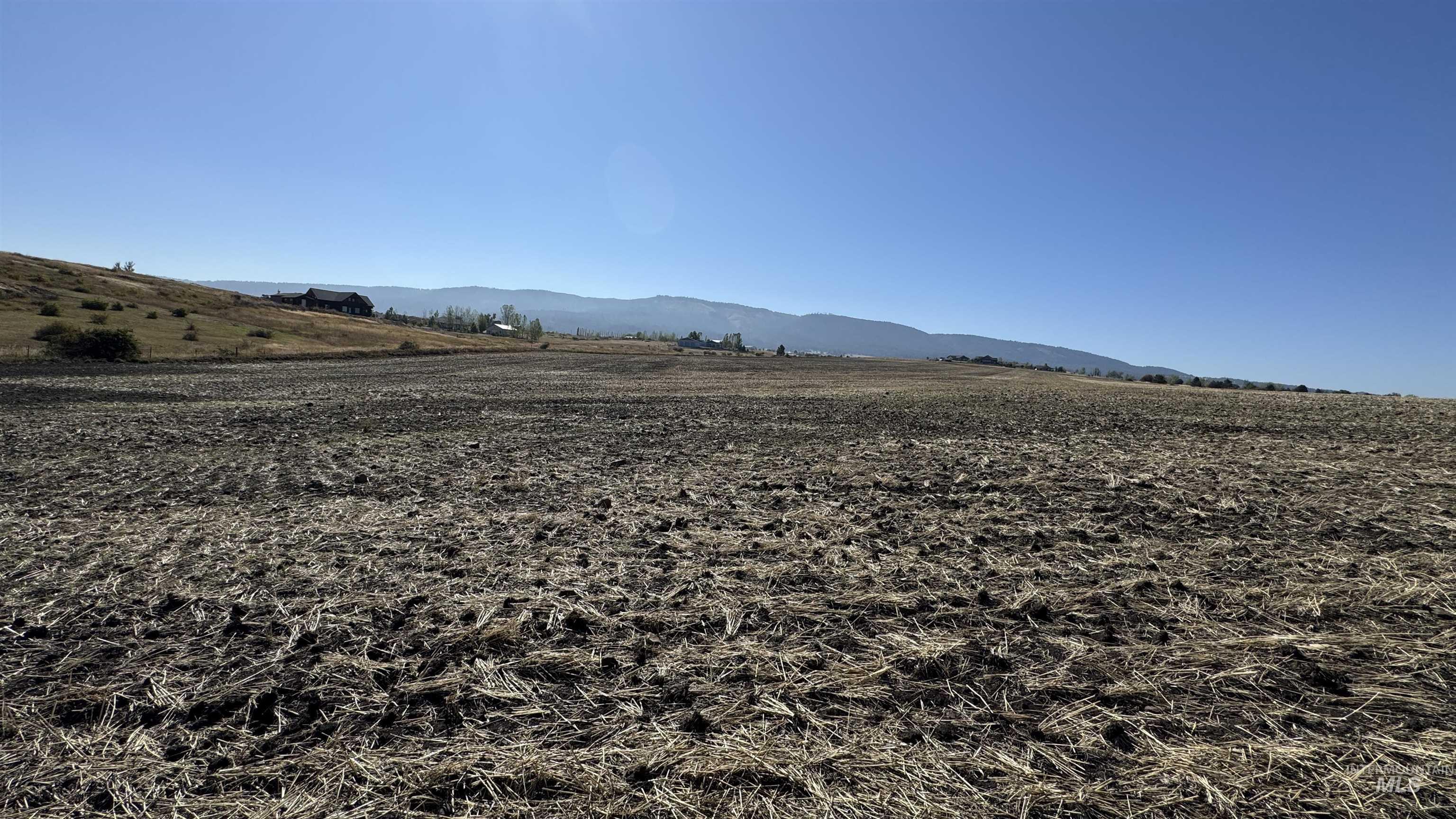 Mountain view with rural landscape