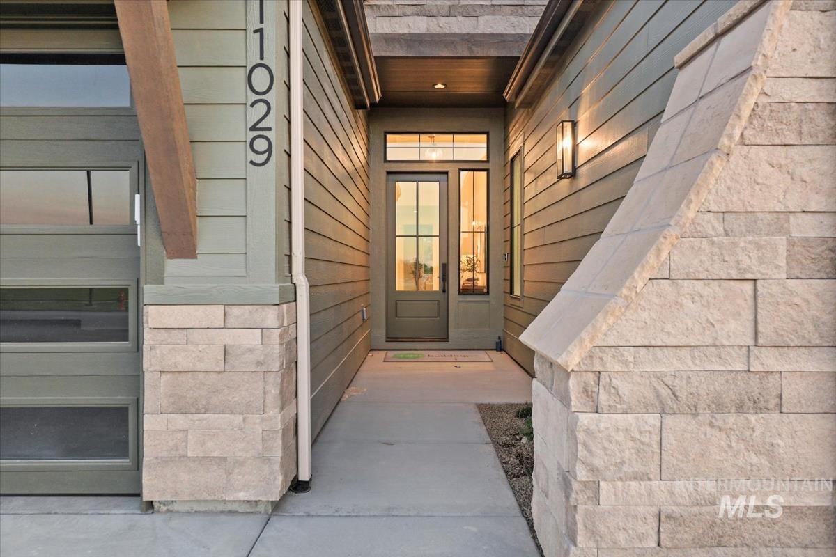View of exterior entry