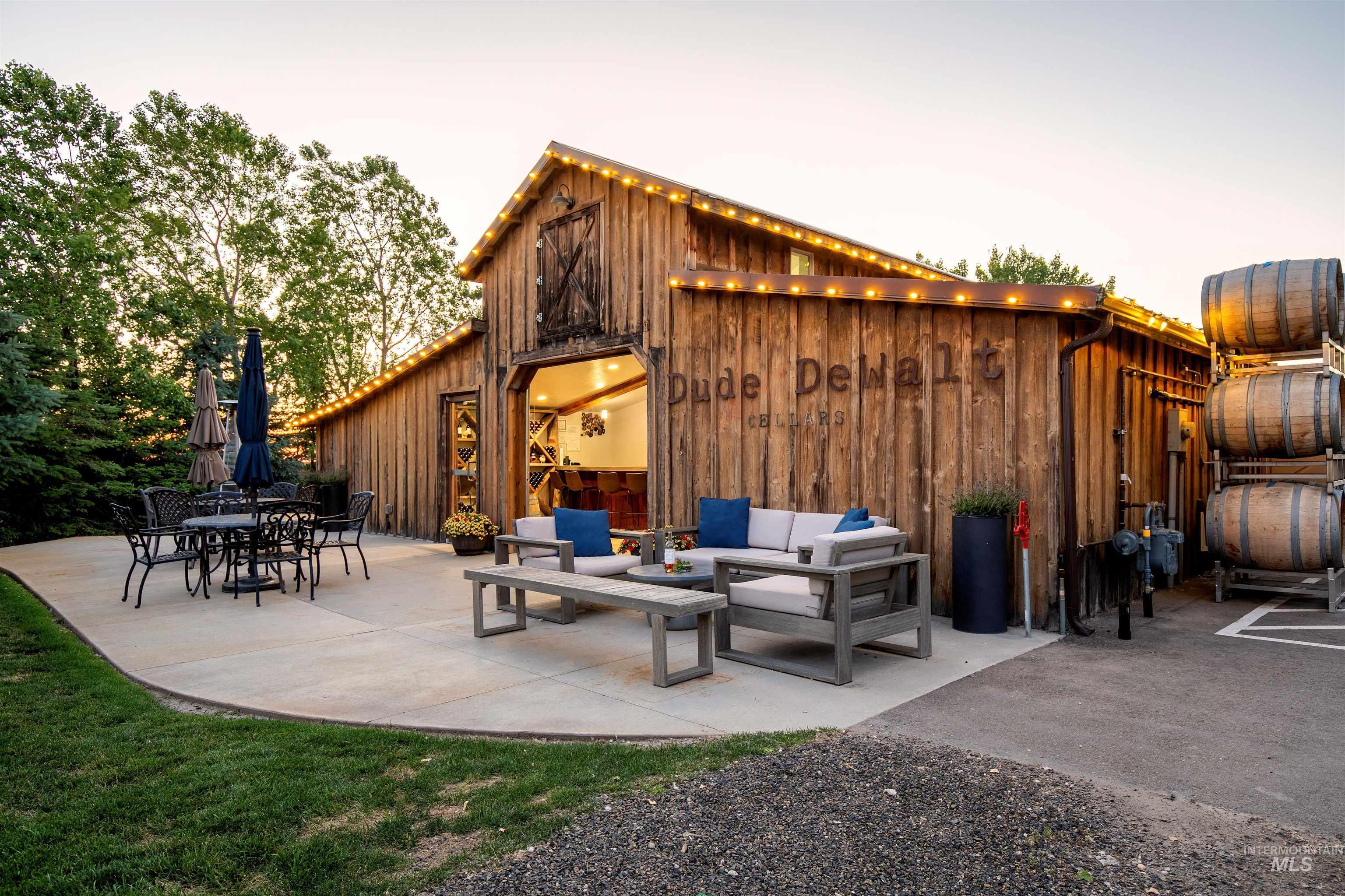 View of patio featuring an outdoor hangout area and heating fuel