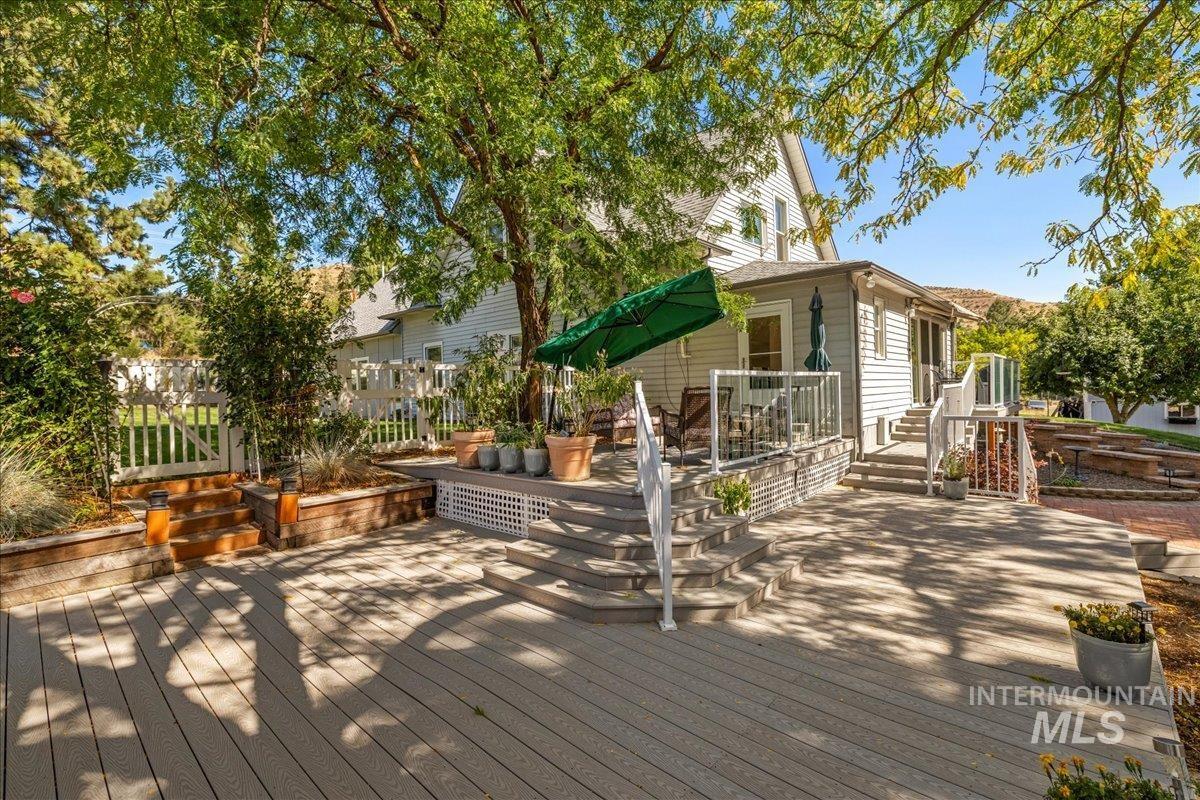 View of deck