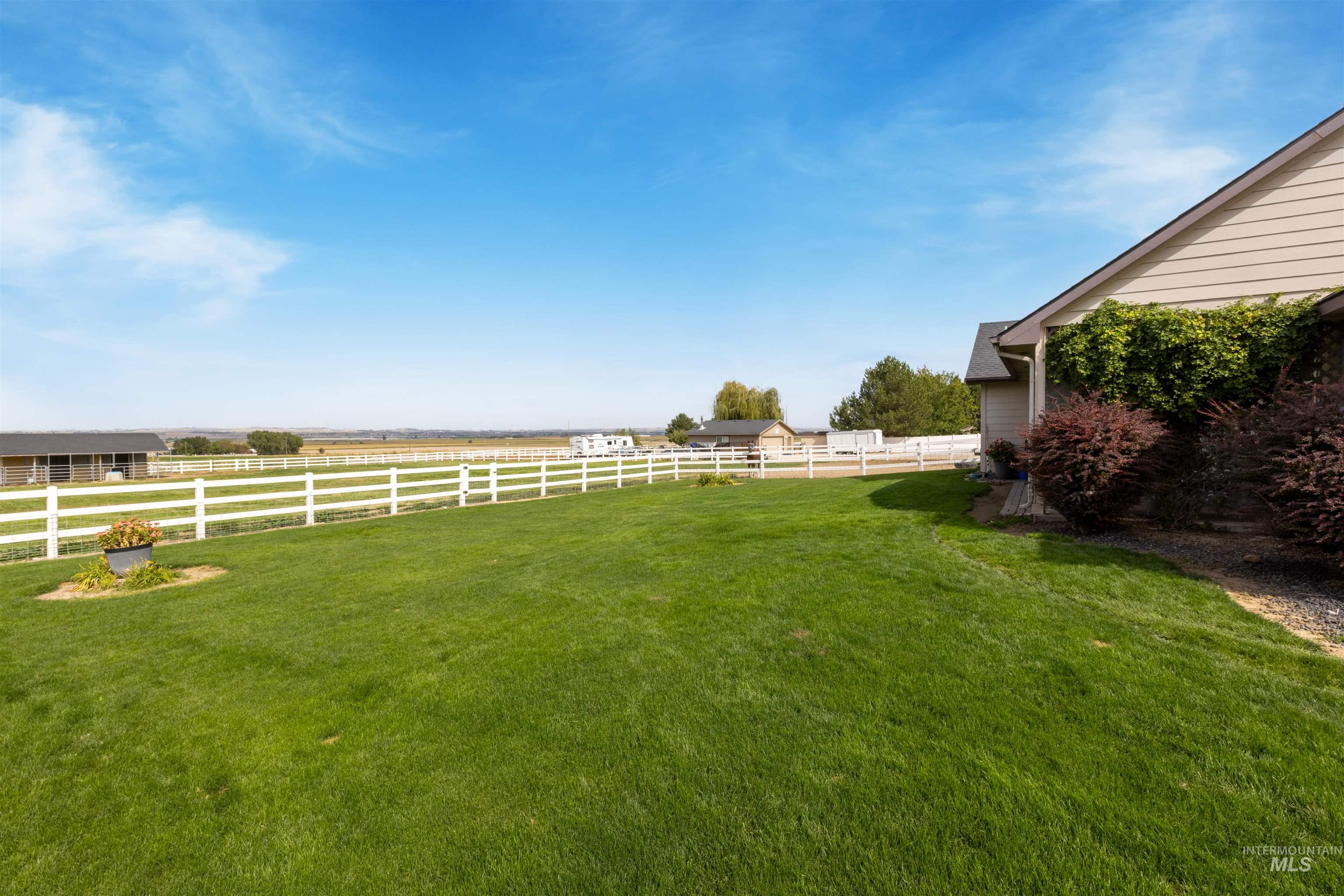 View of yard featuring a rural view