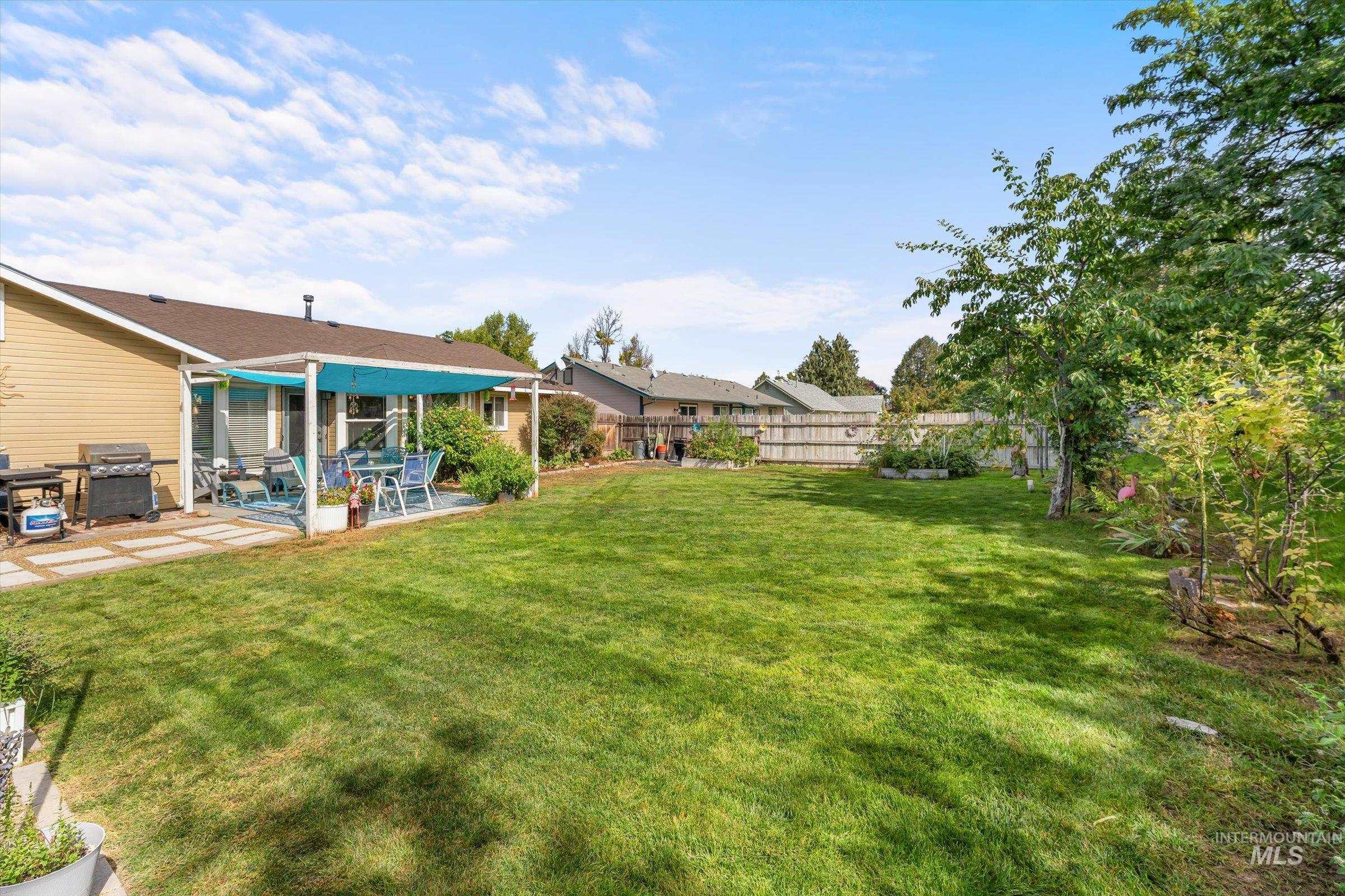 View of yard featuring a patio area