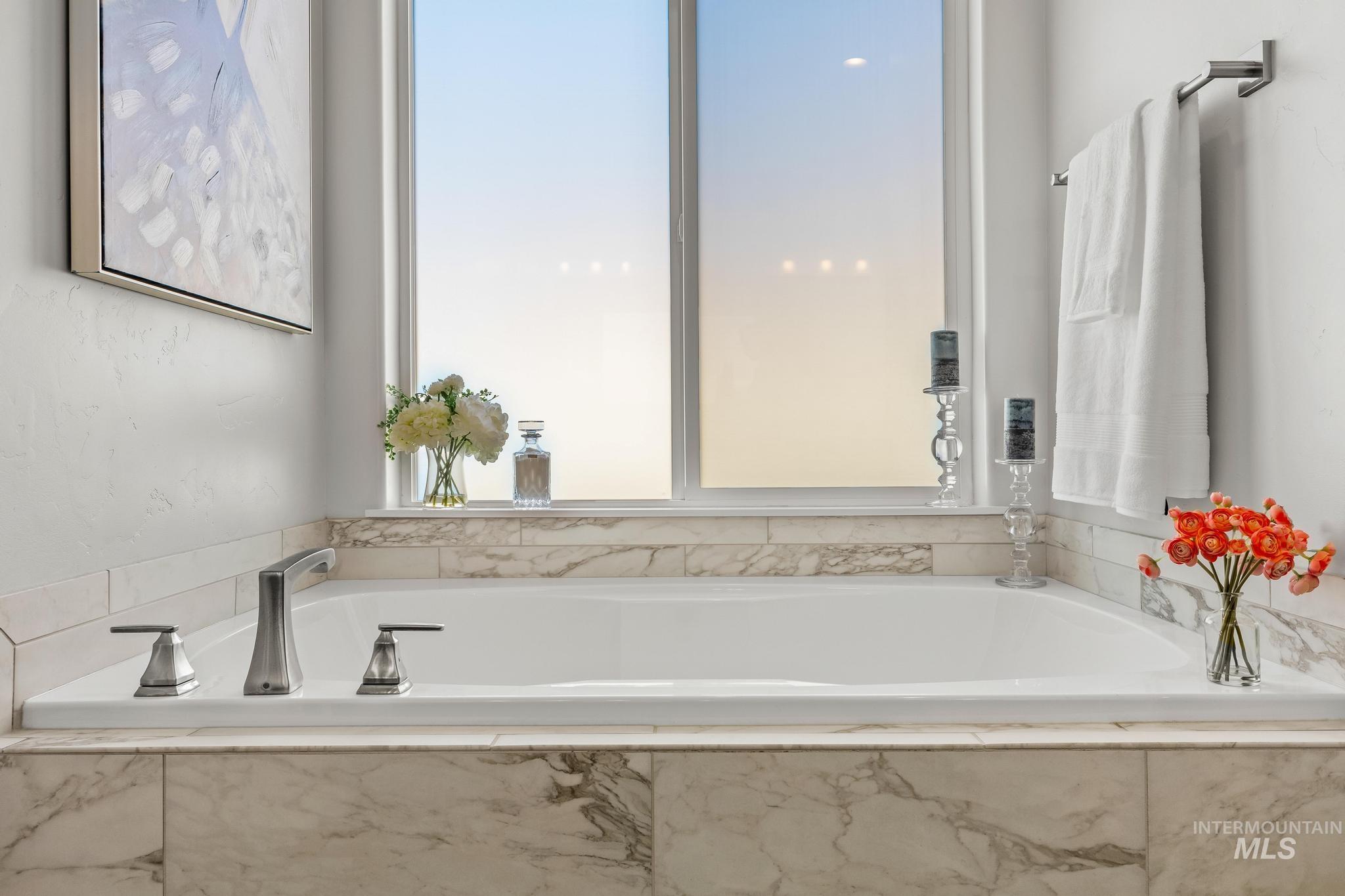 Bathroom with a bath