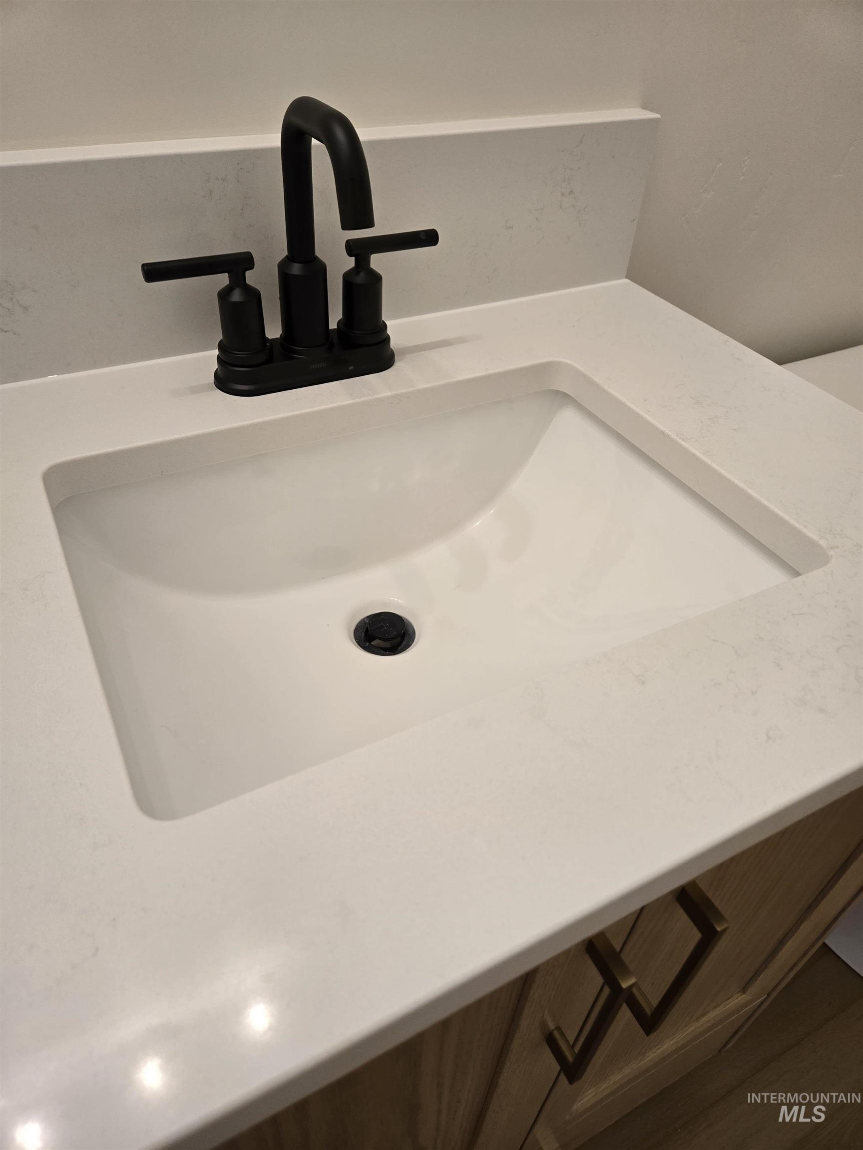 Bathroom view of vanity
