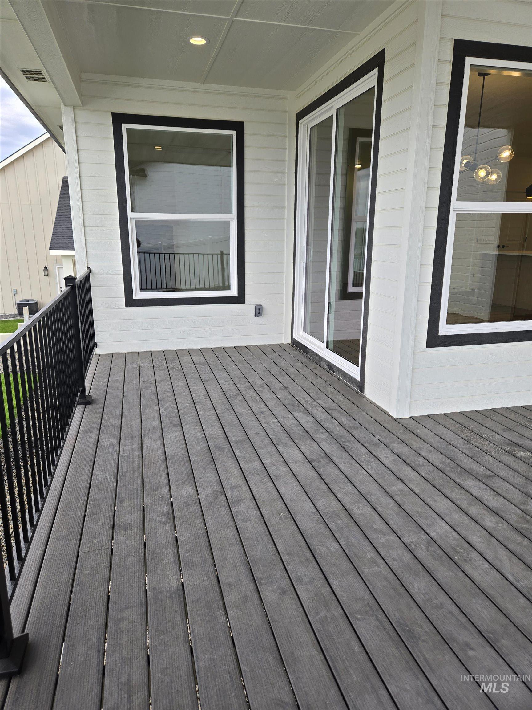 View of deck