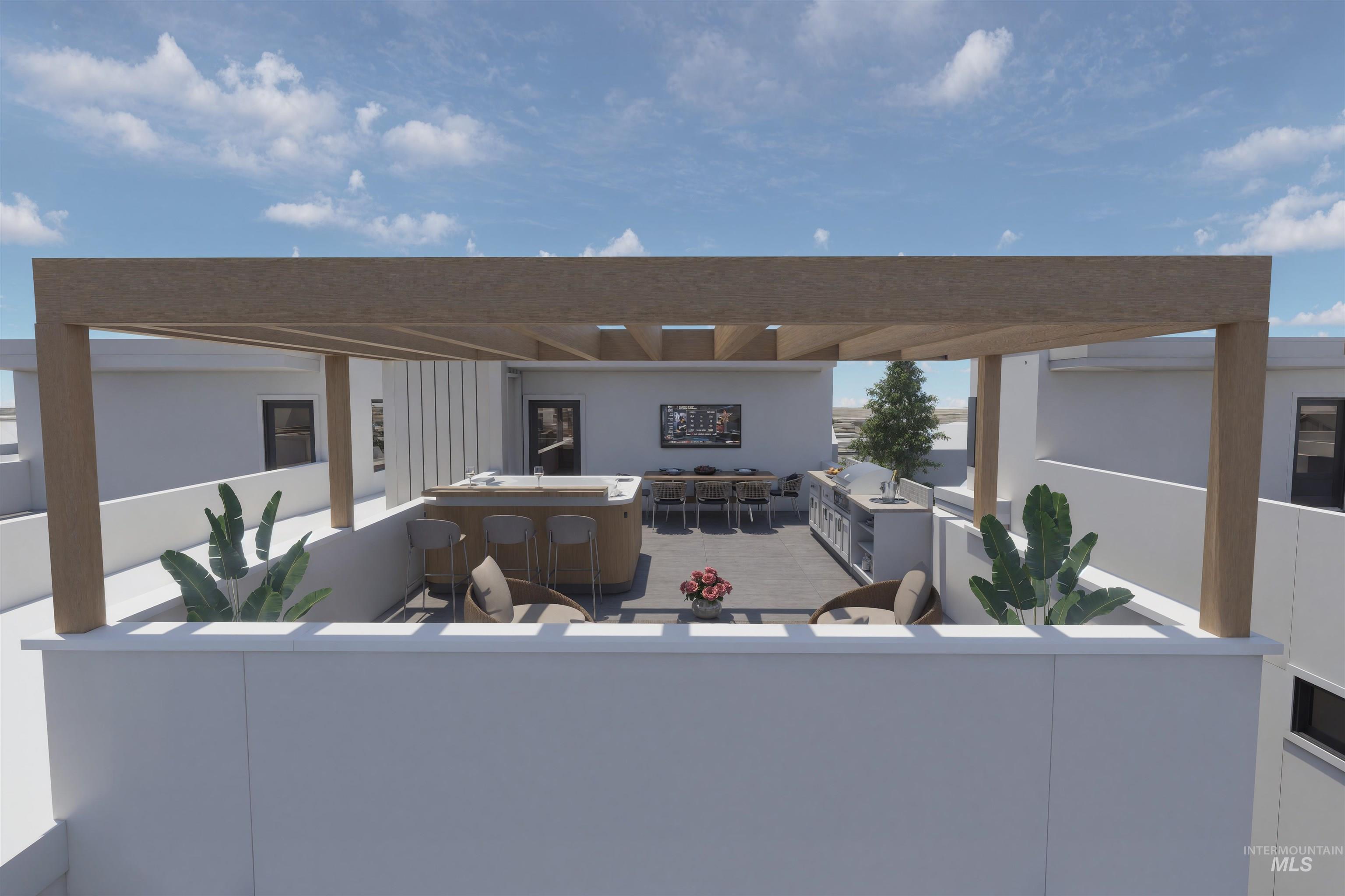 View of patio / terrace with outdoor dining area