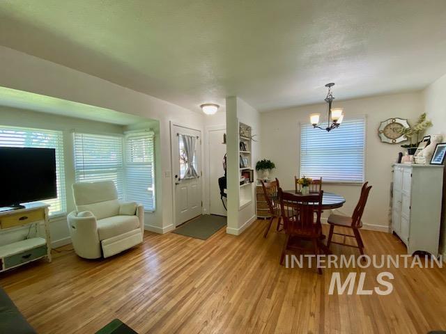 Coat closet in entry from covered porch