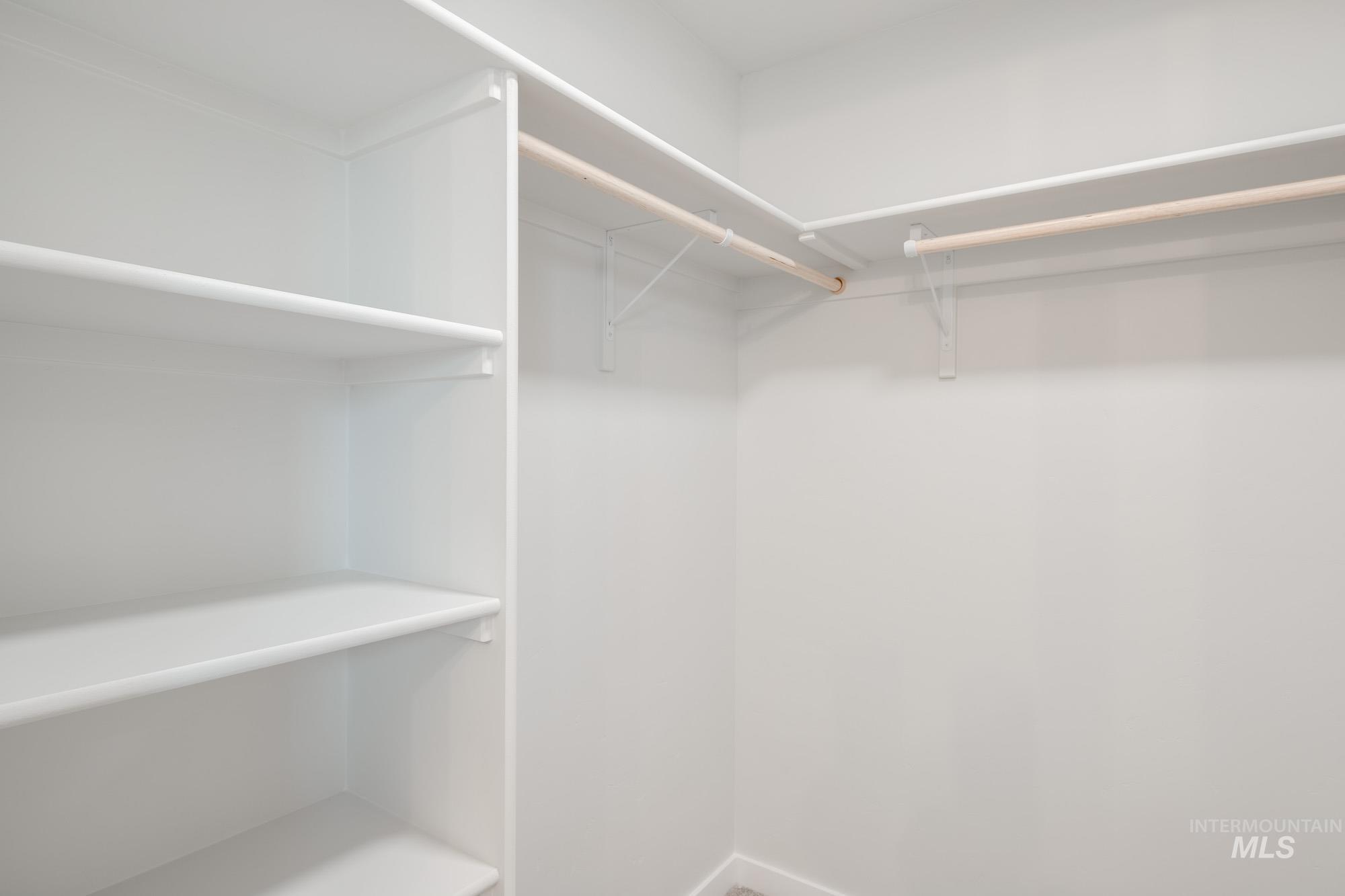 View of spacious closet
