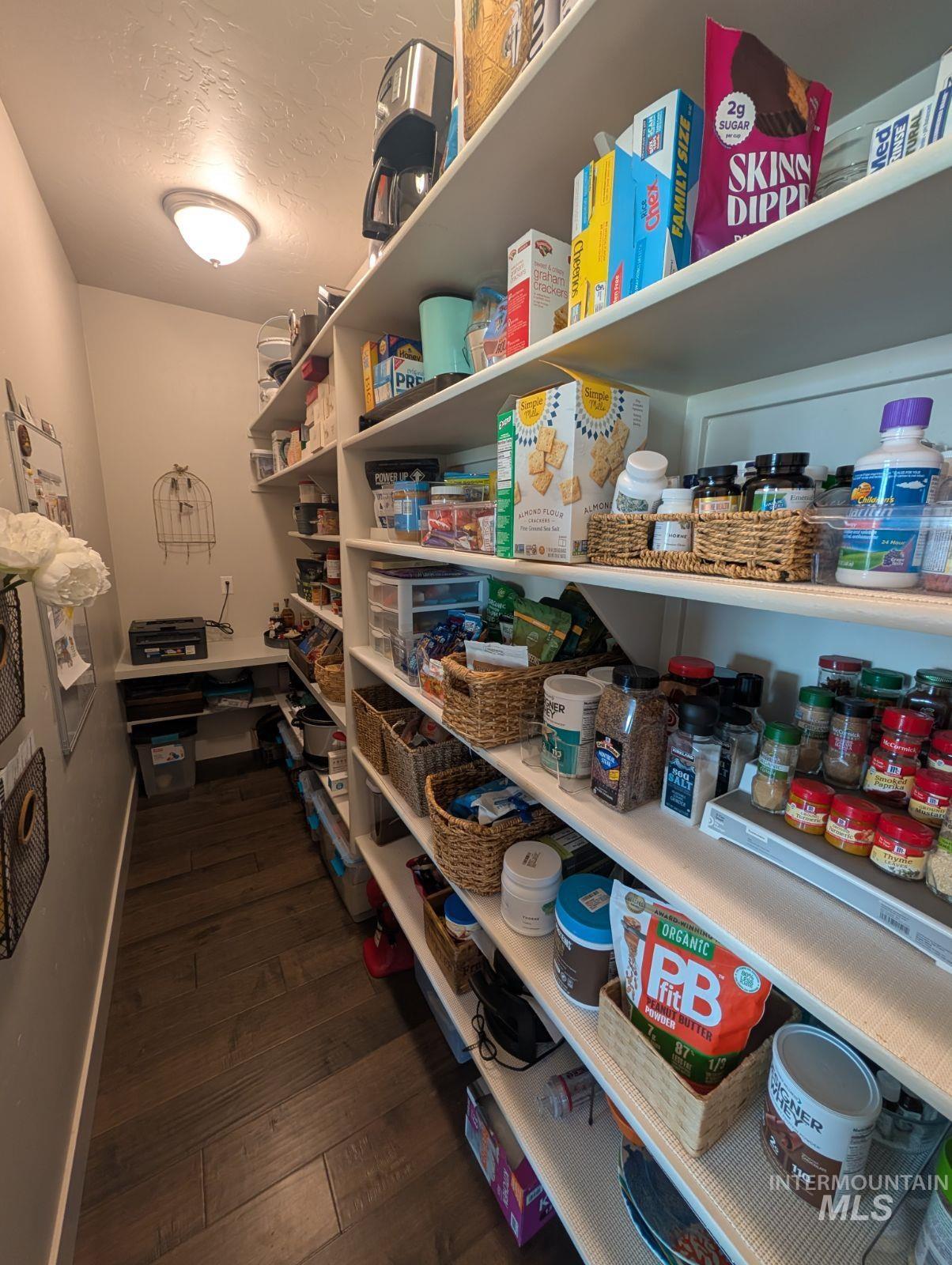 View of storage area