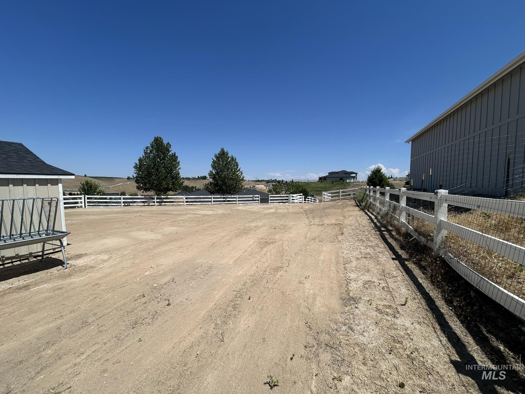 View of yard with a view of rural / pastoral area