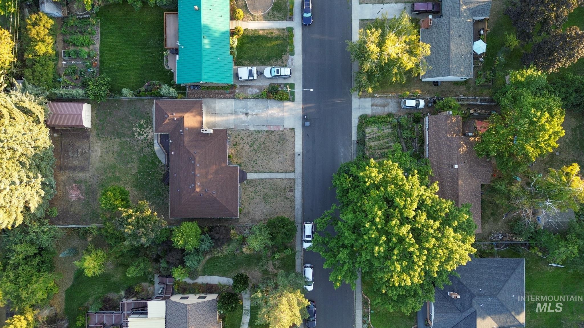 Aerial overview of property's location