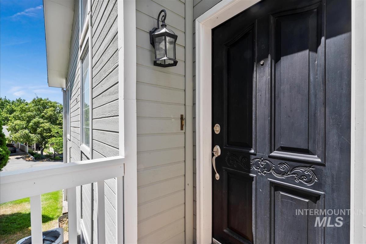 Doorway to property