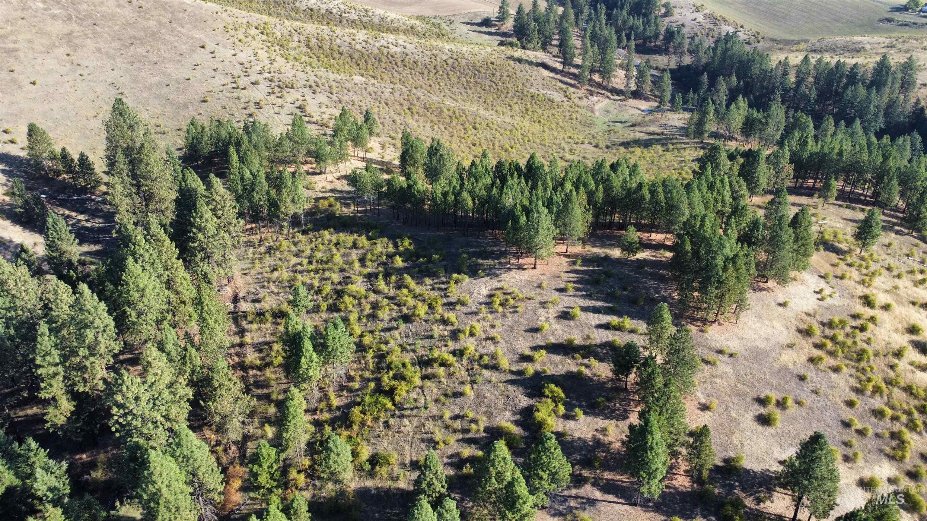 Aerial overview of property's location with rural landscape