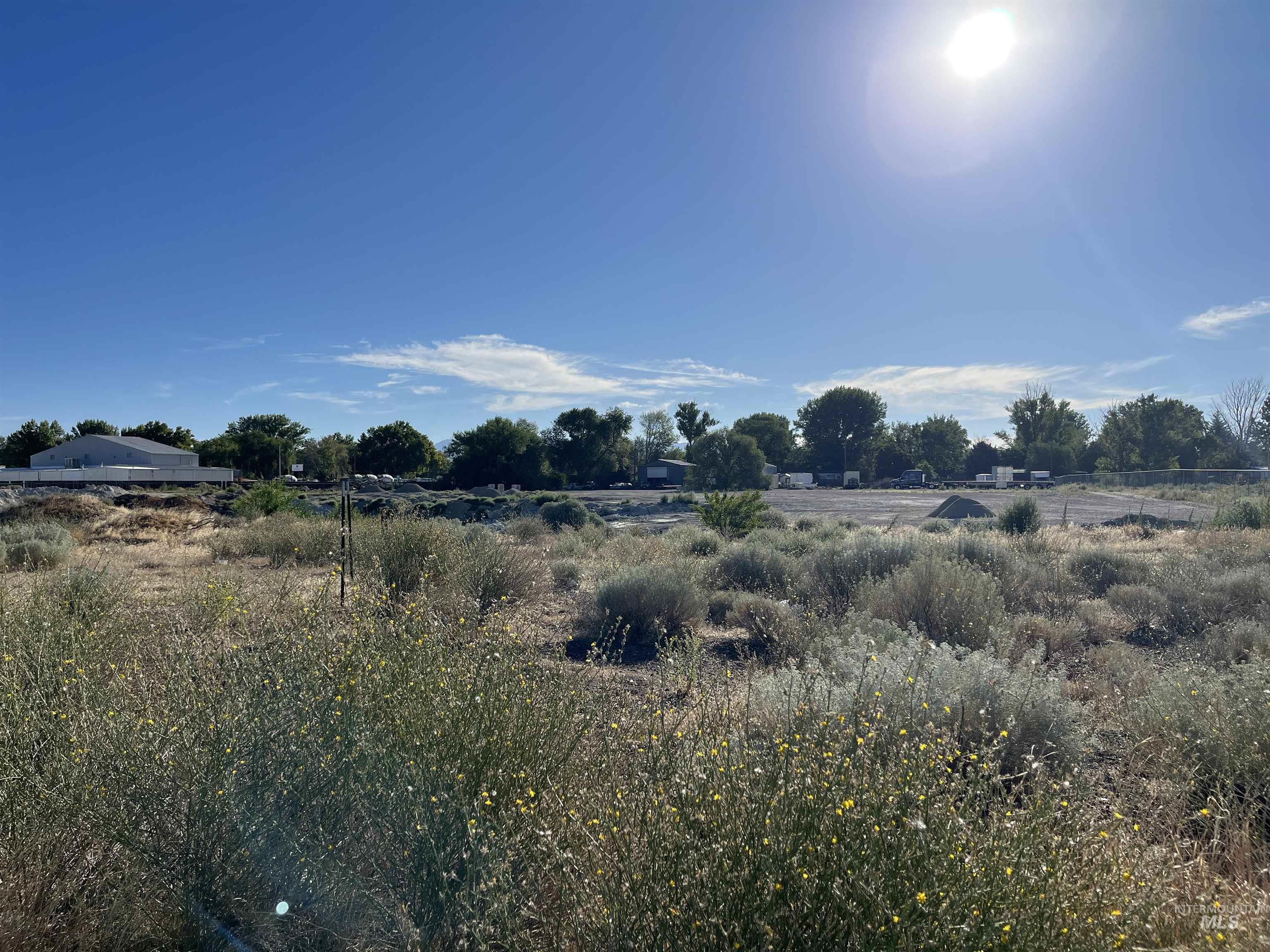 View from front of lot