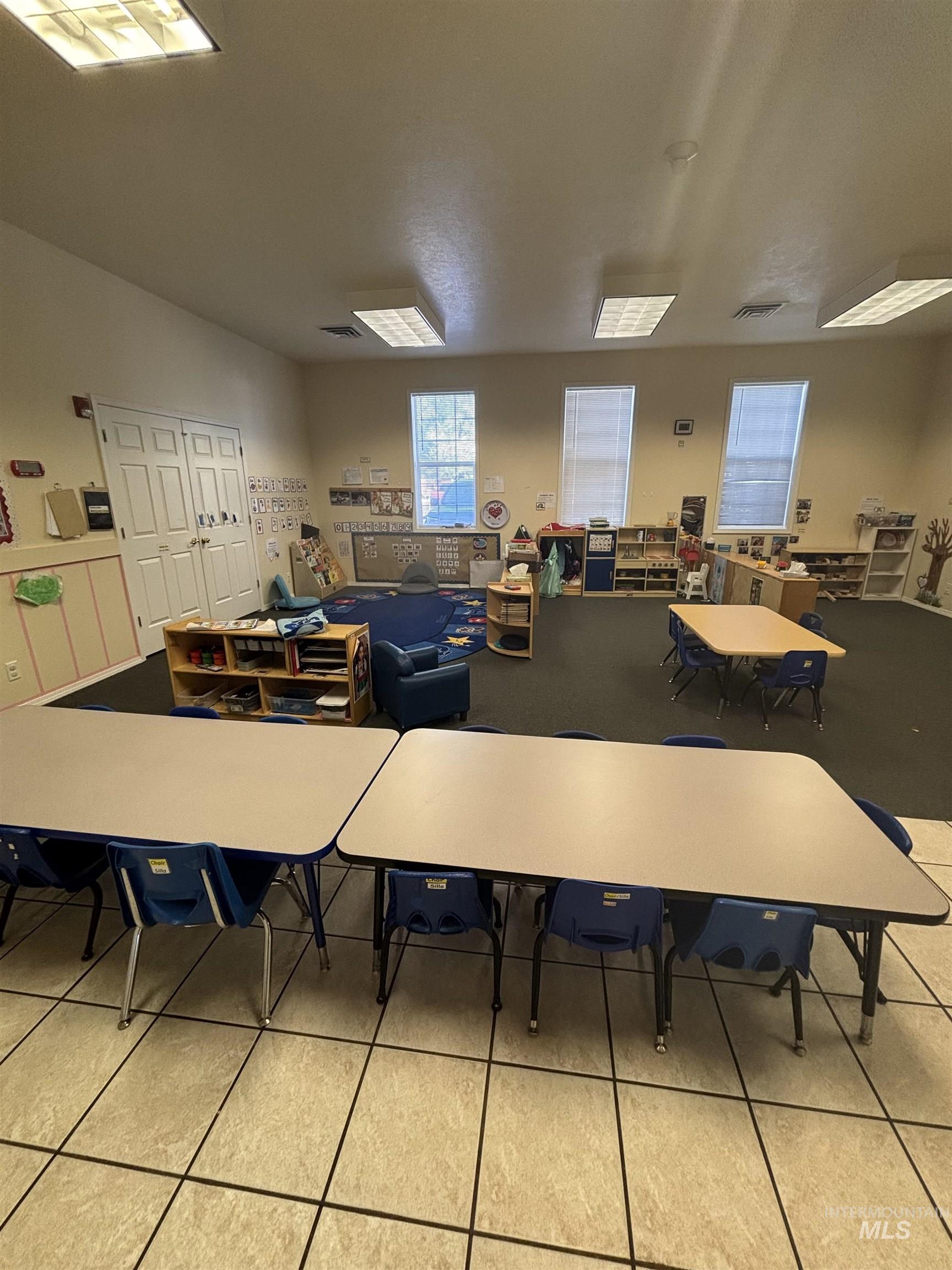 Classroom with bathroom