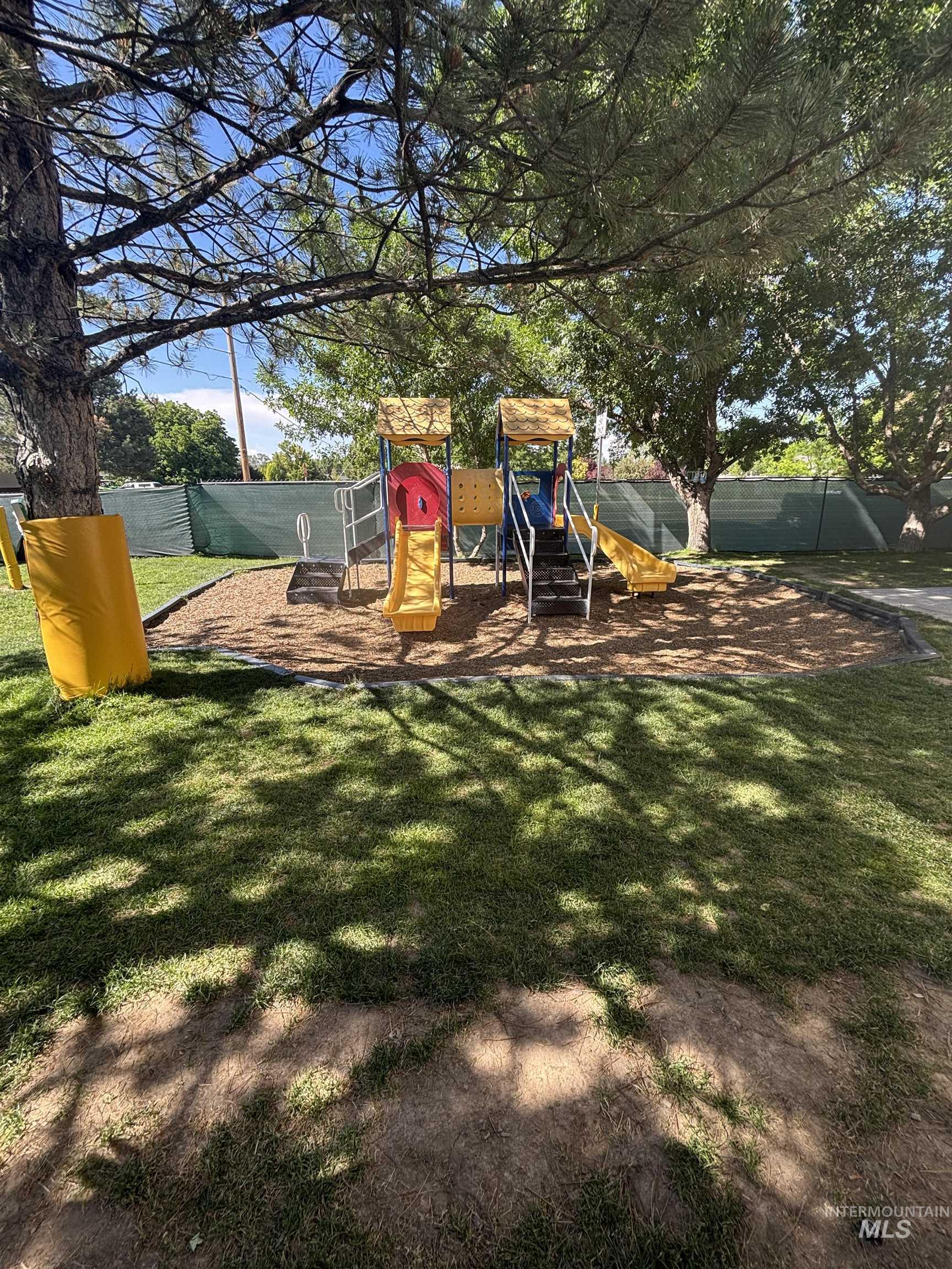 View of community jungle gym