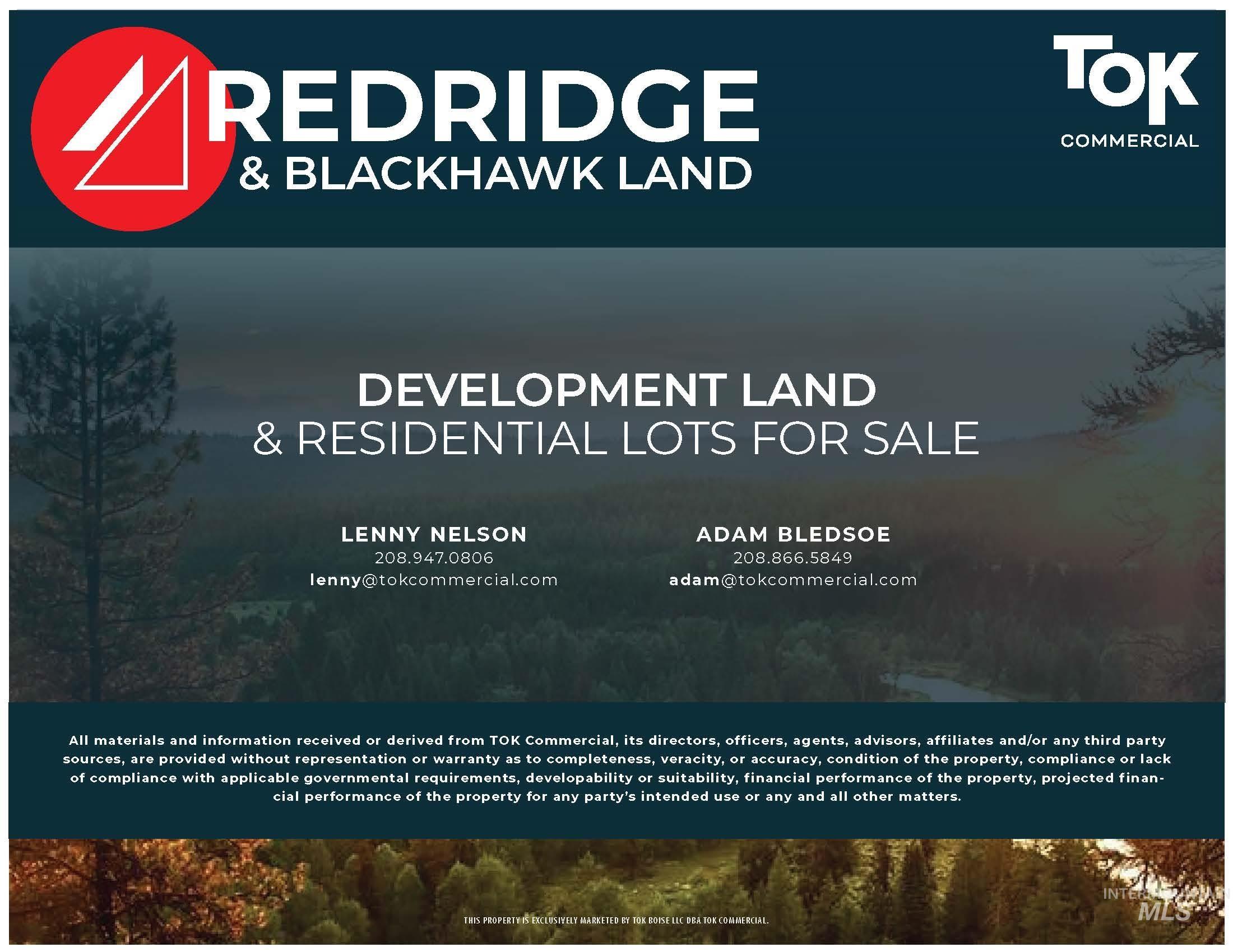 Redridge & Blackhawk Land, McCall, Idaho 83638, Land For Sale, Price $20,900,000, 98962653