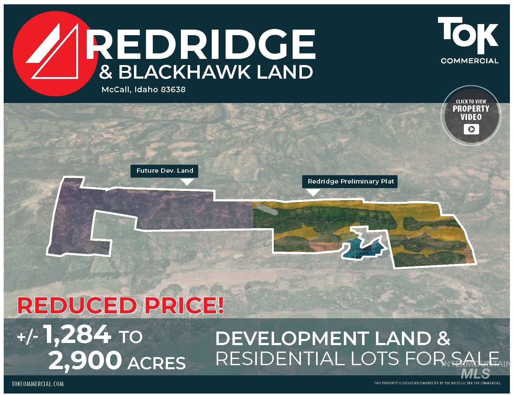 Redridge & Blackhawk Land, McCall, Idaho 83638, Land For Sale, Price $20,900,000, 98962653
