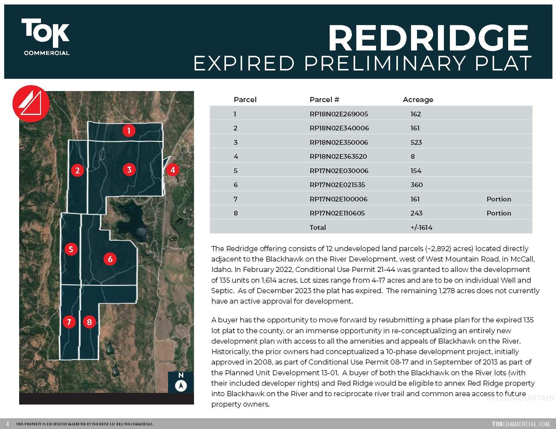 Redridge & Blackhawk Land, McCall, Idaho 83638, Land For Sale, Price $20,900,000, 98962653