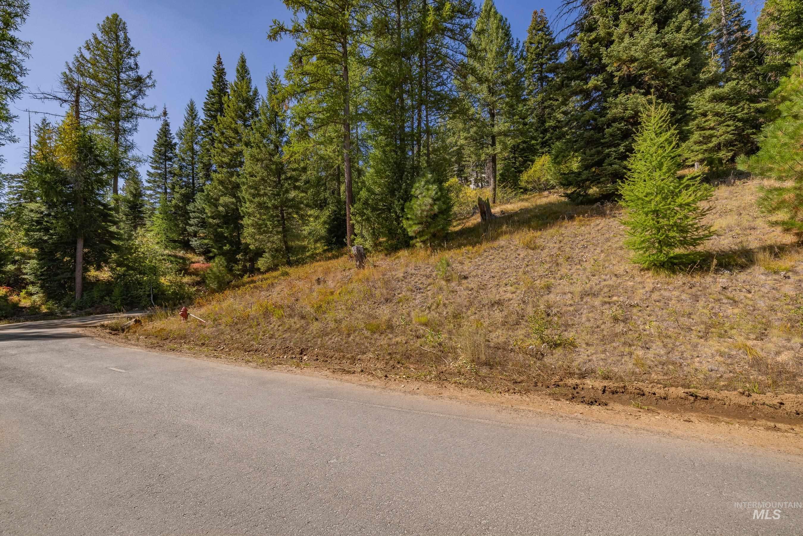 Road frontage side of lot