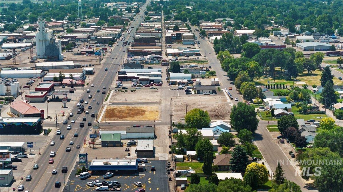 Aerial view of property's location