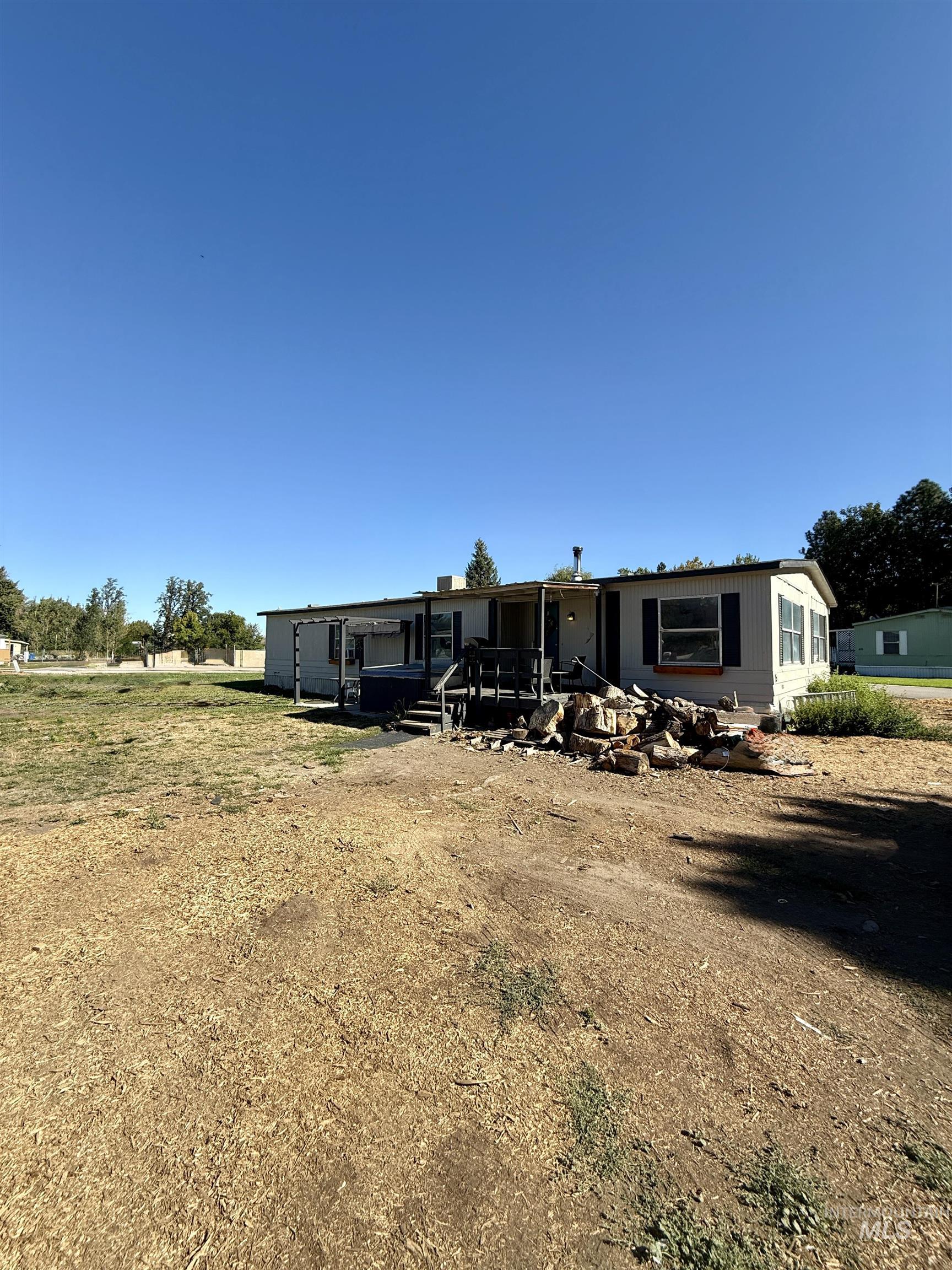 Back of property