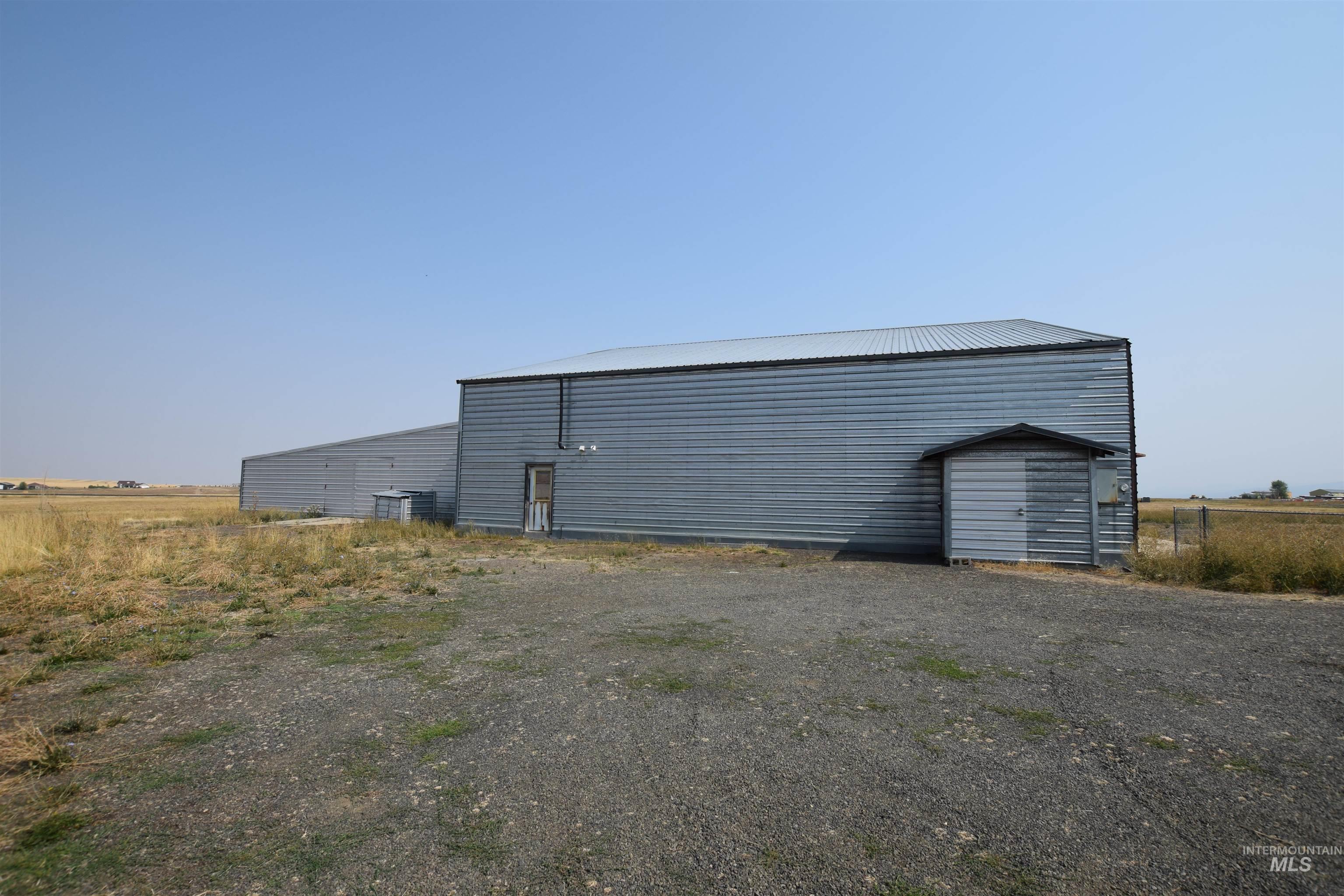 View of pole building
