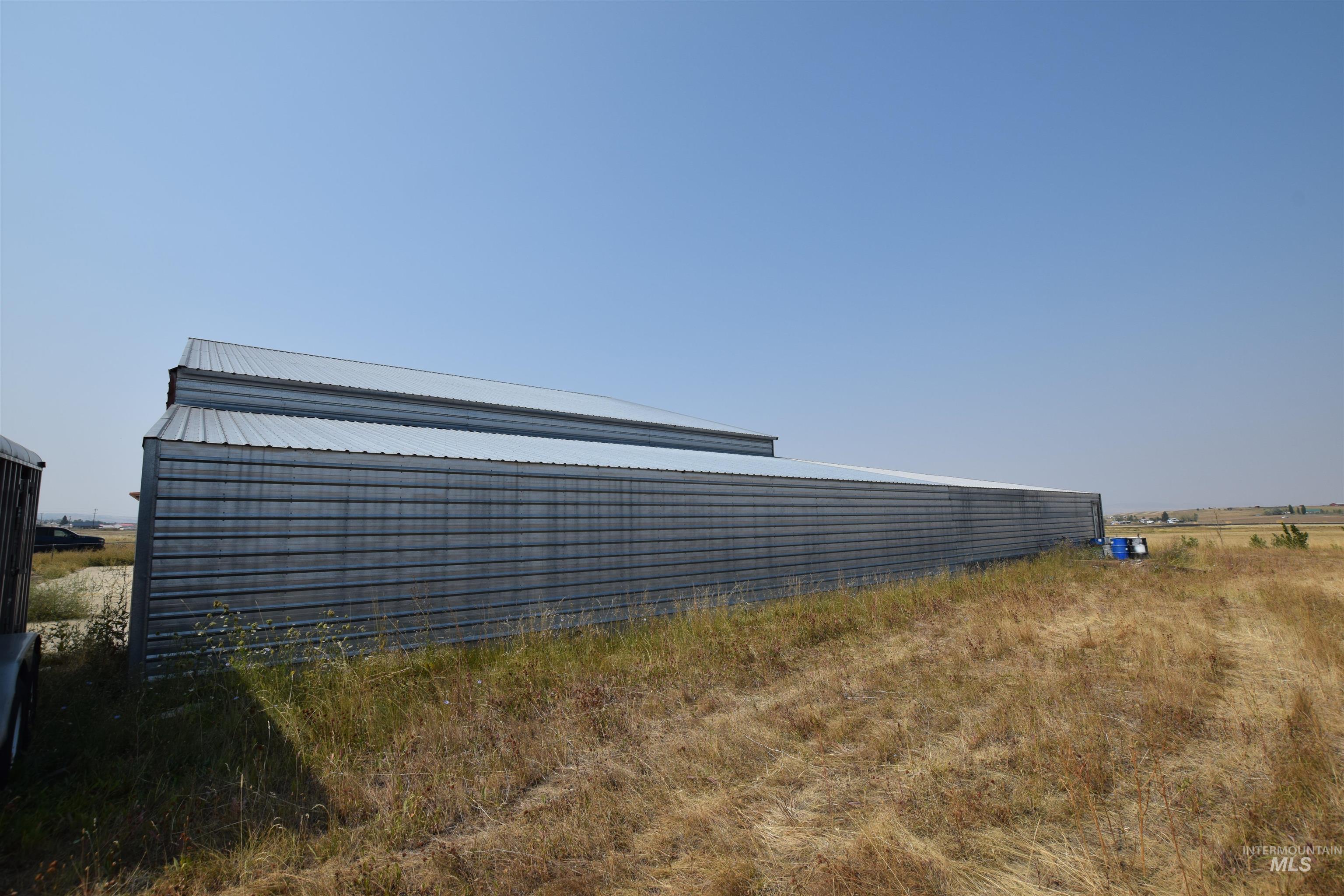 Exterior view of a pole building