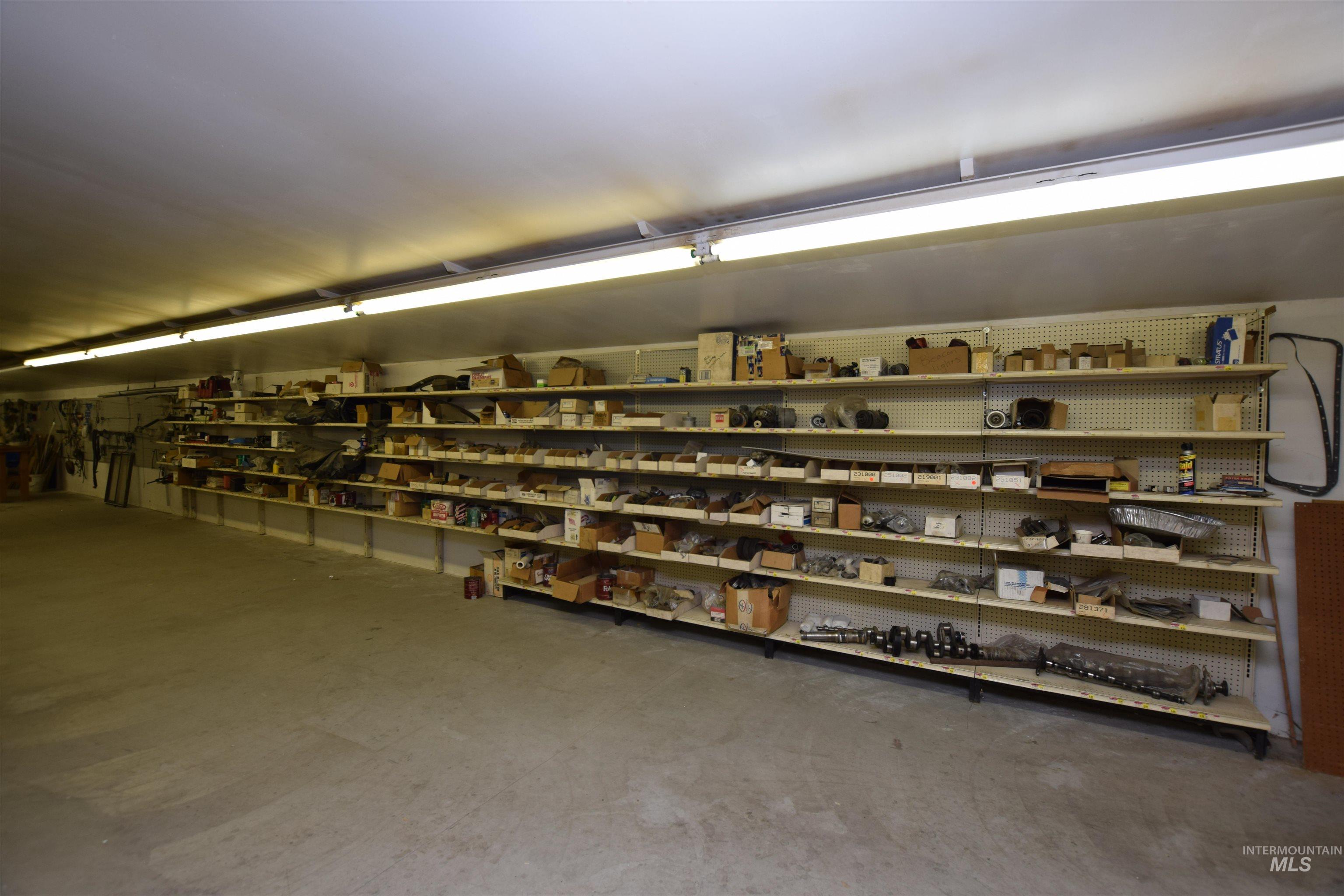 View of storage room