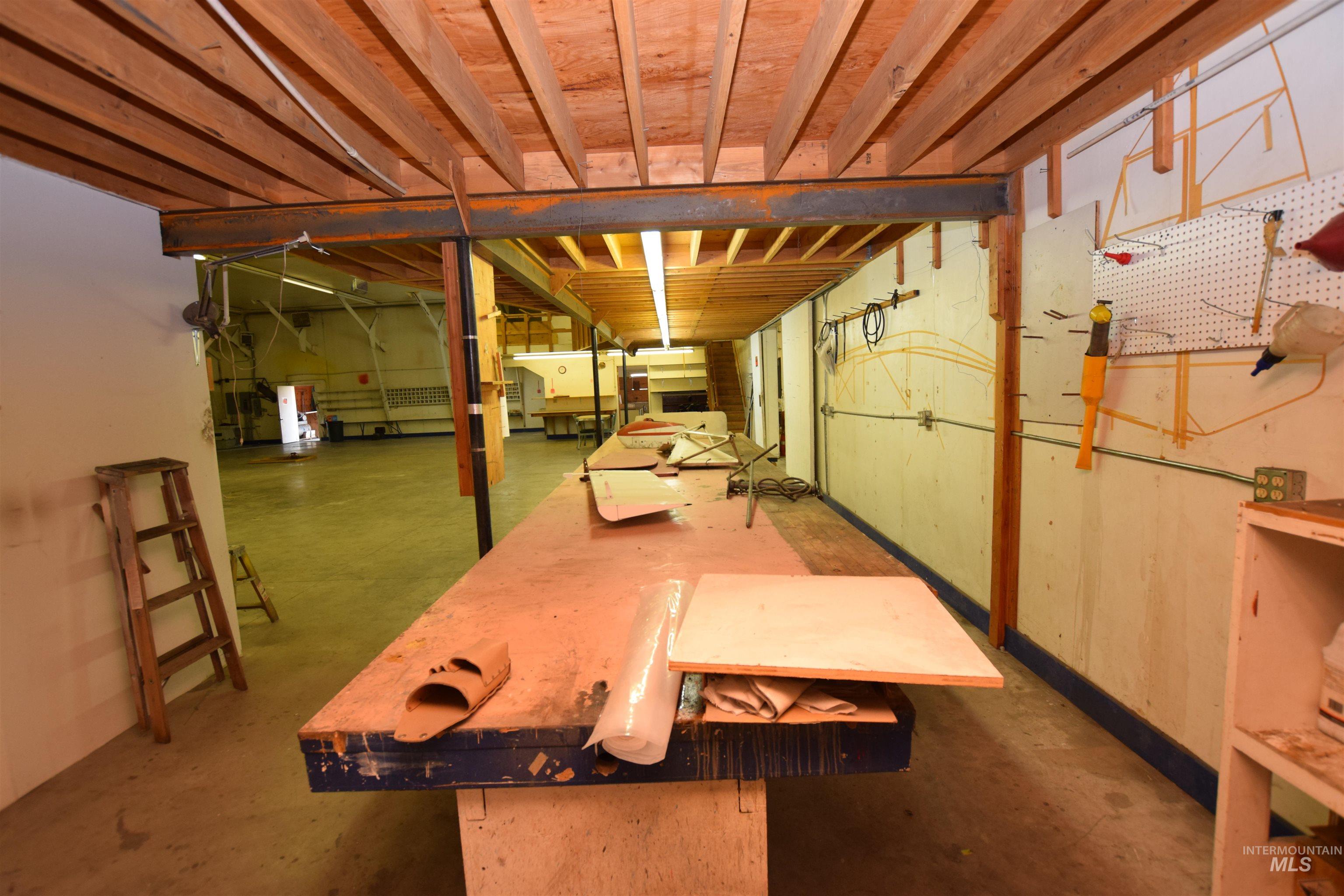 View of unfinished basement