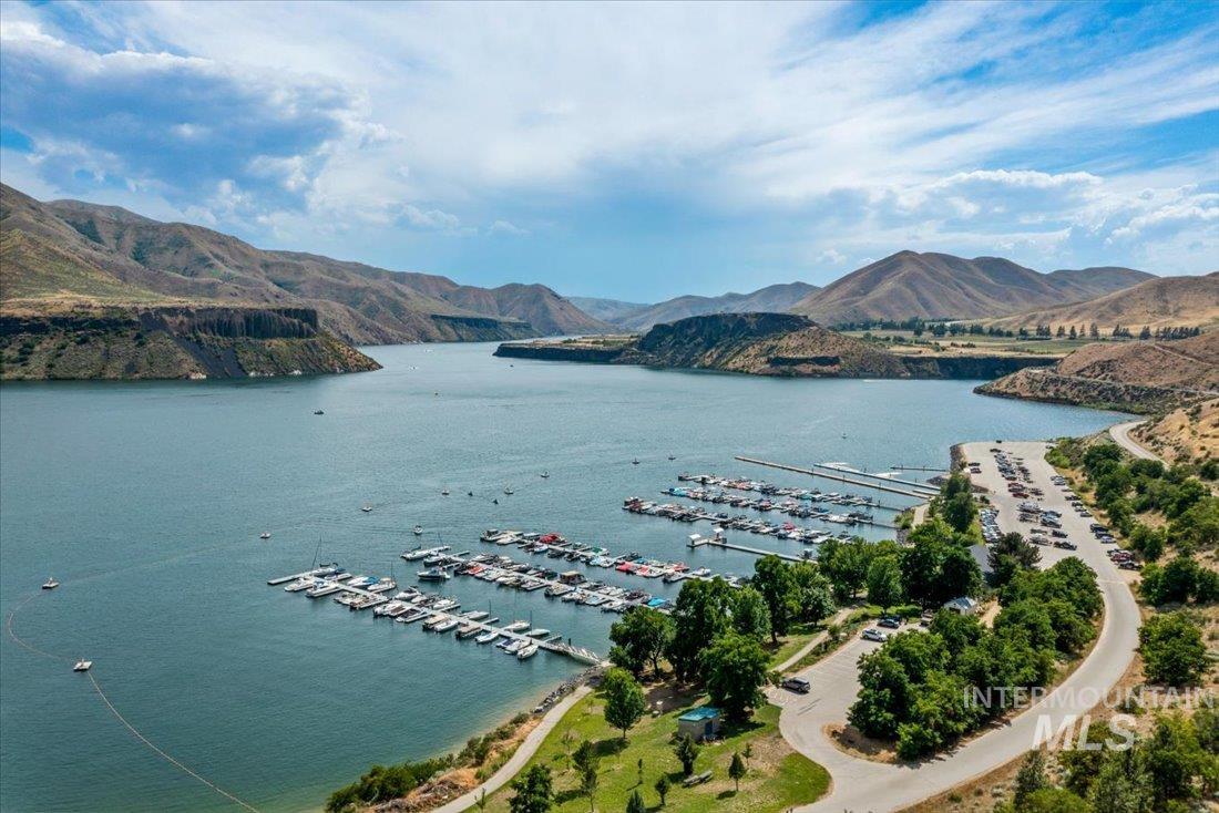 Lucky Peak Reservoir Park & boat dock area about 25 minutes away