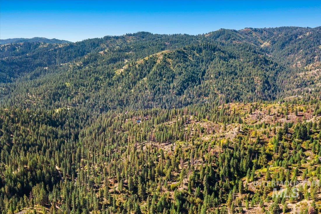 Subject property view of mountain background in the Boise National Forest
