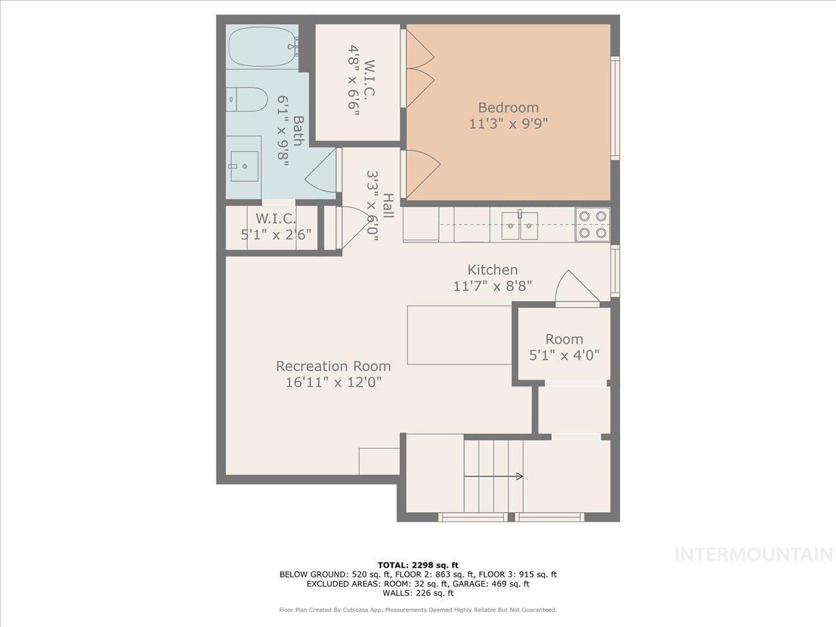View of room layout