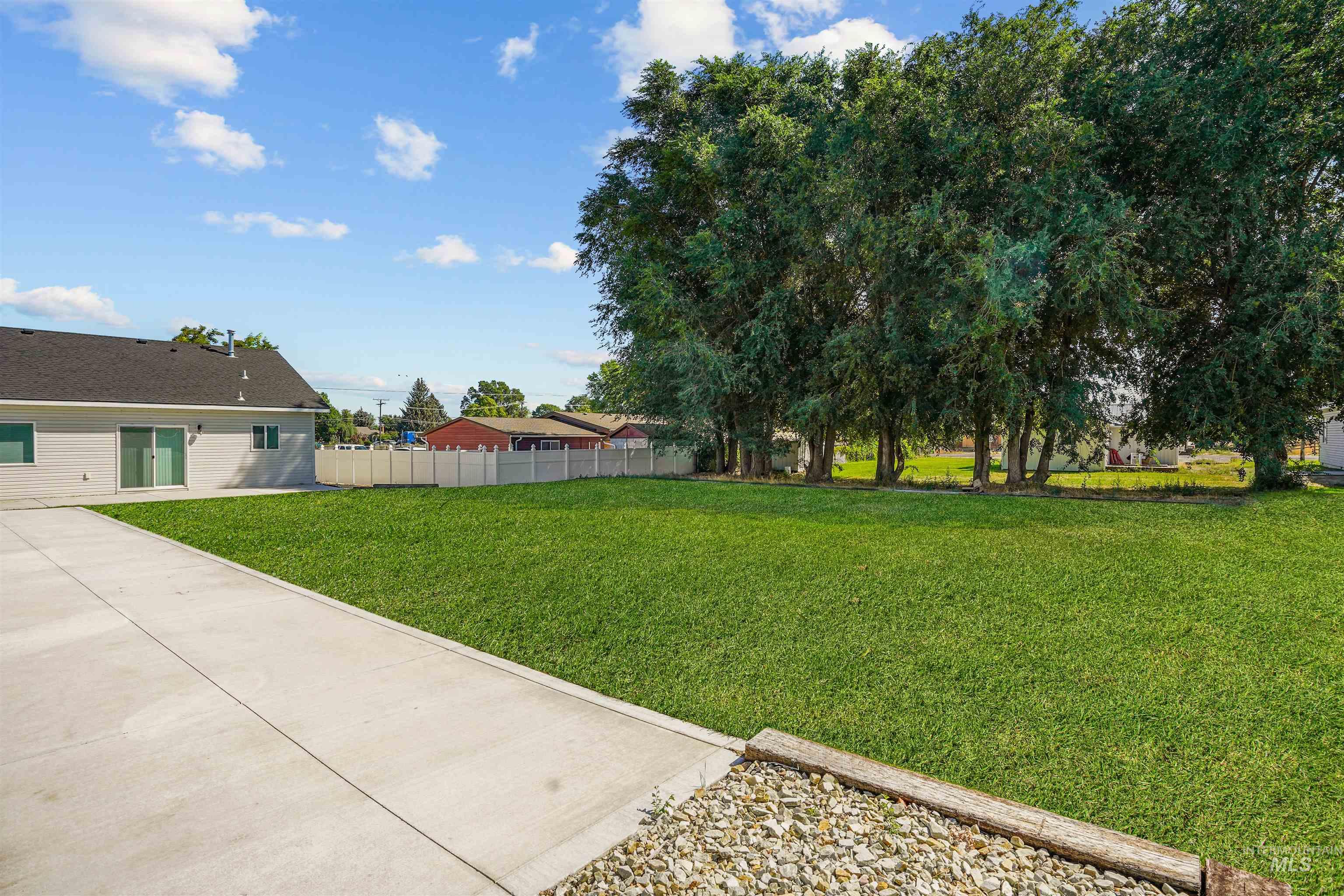 View of yard with a patio area