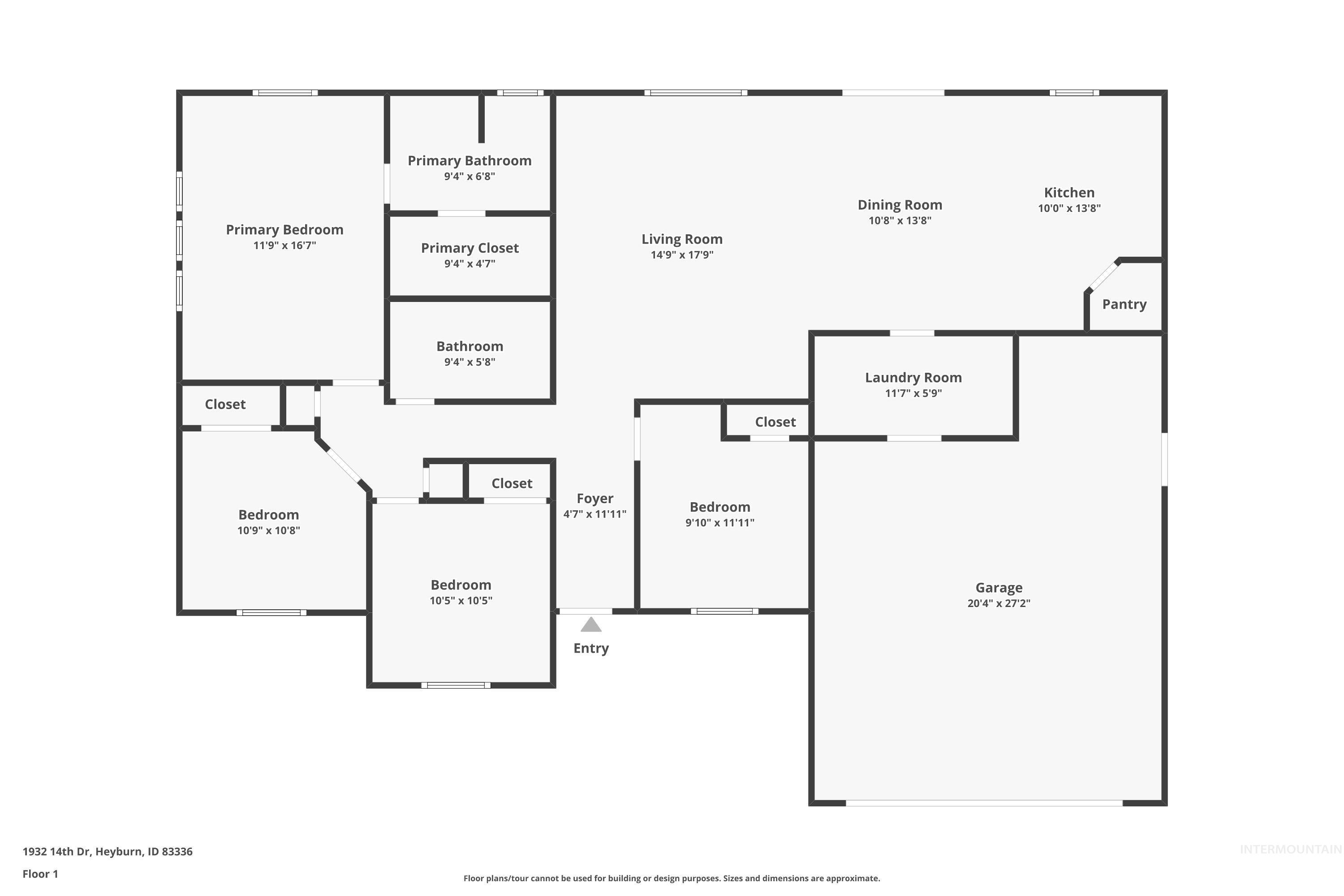 View of room layout