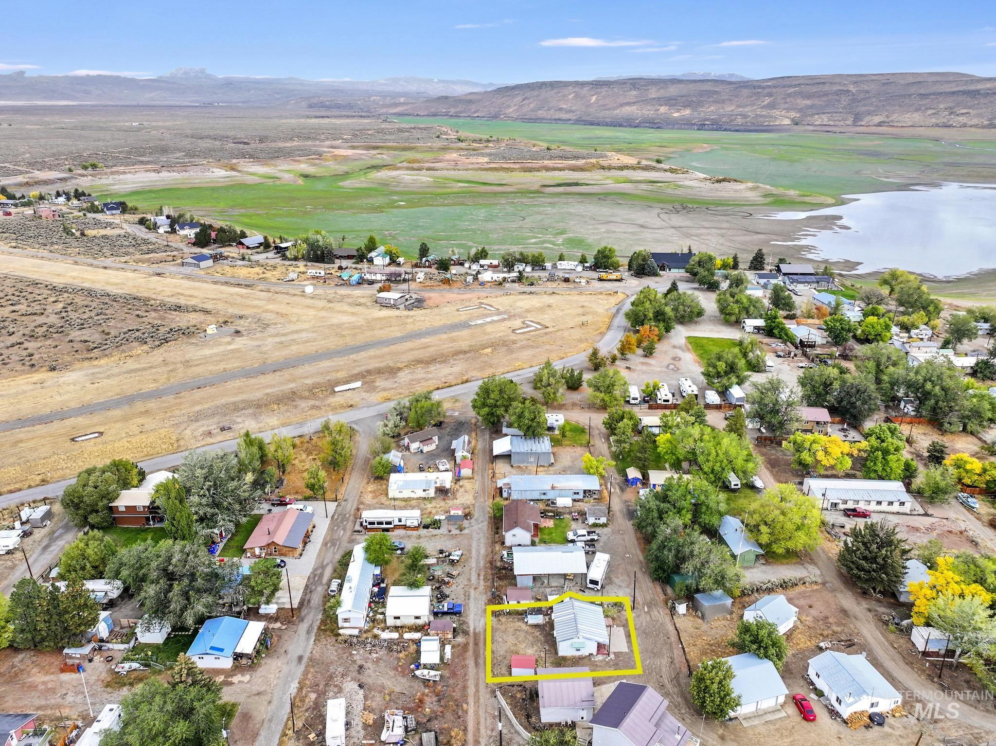 Water seen to the northeast.
