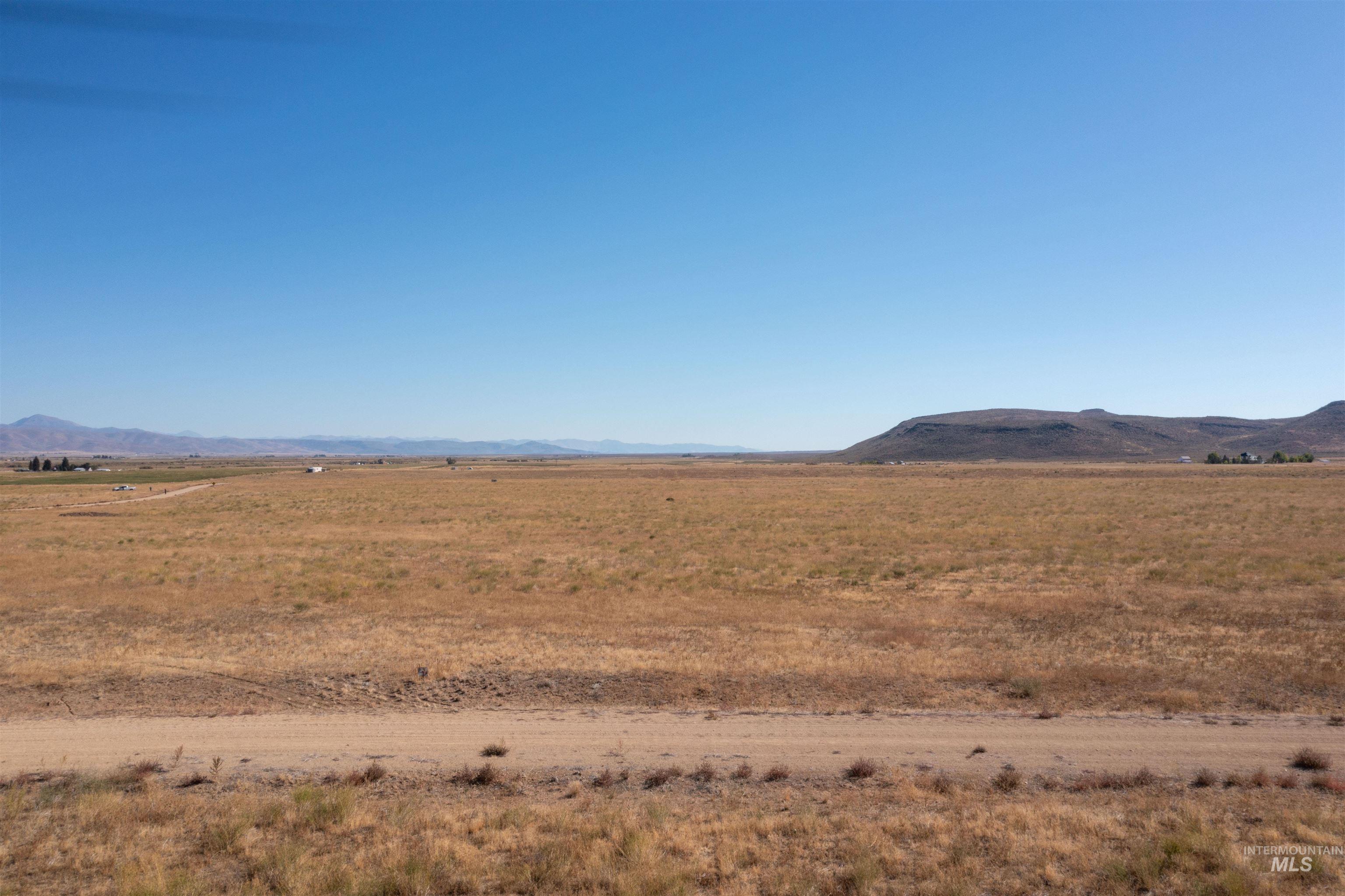 Mountain view with rural landscape