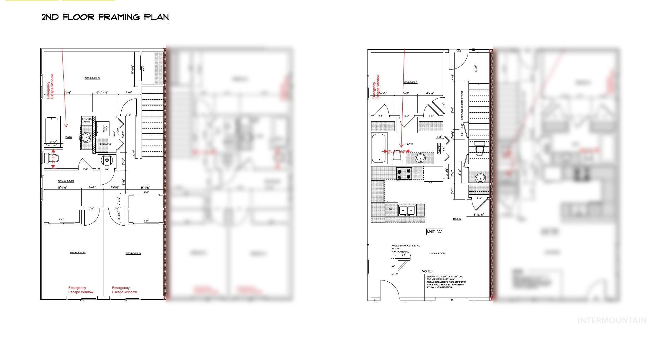 View of home floor plan