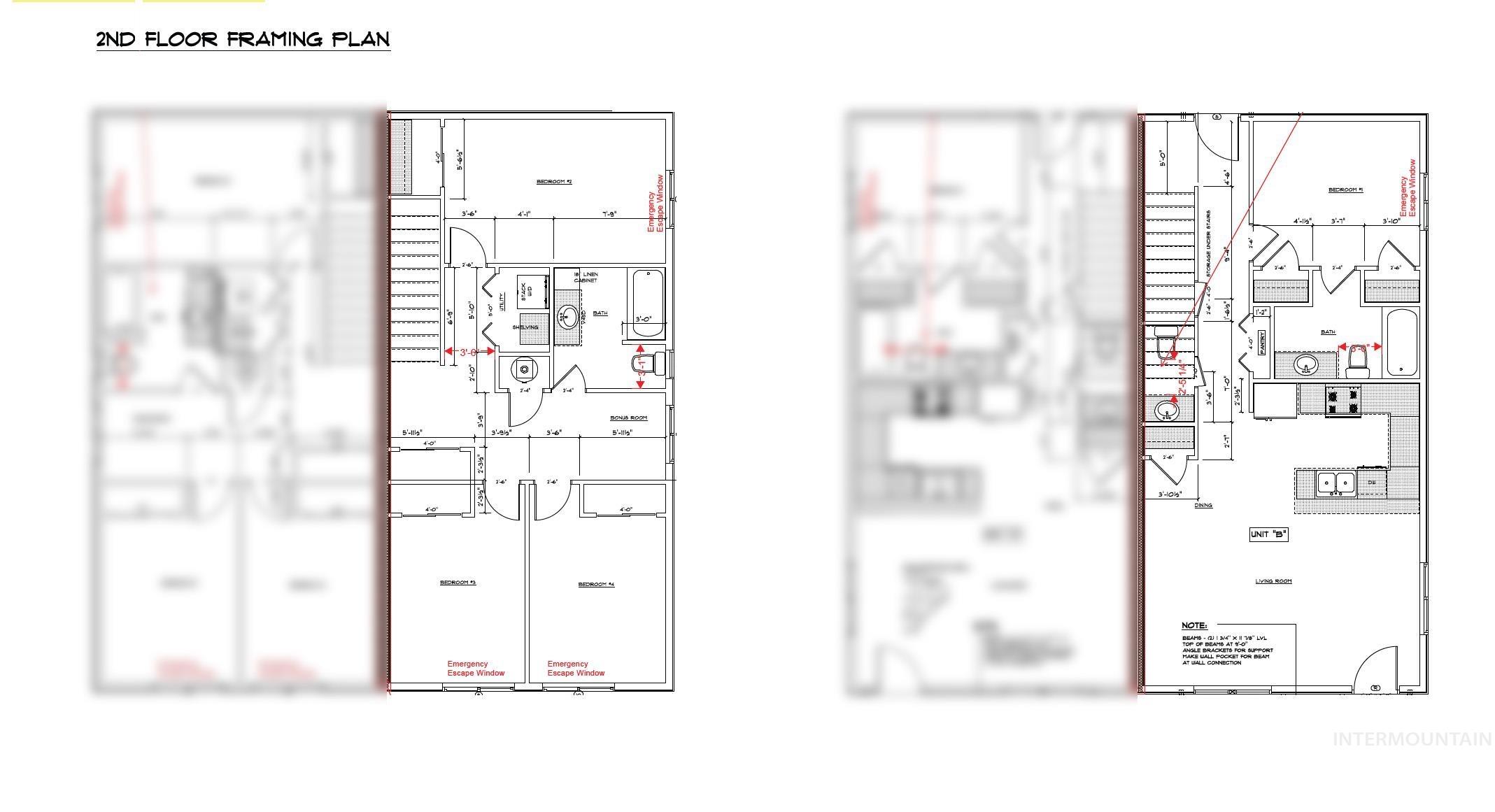 View of home floor plan
