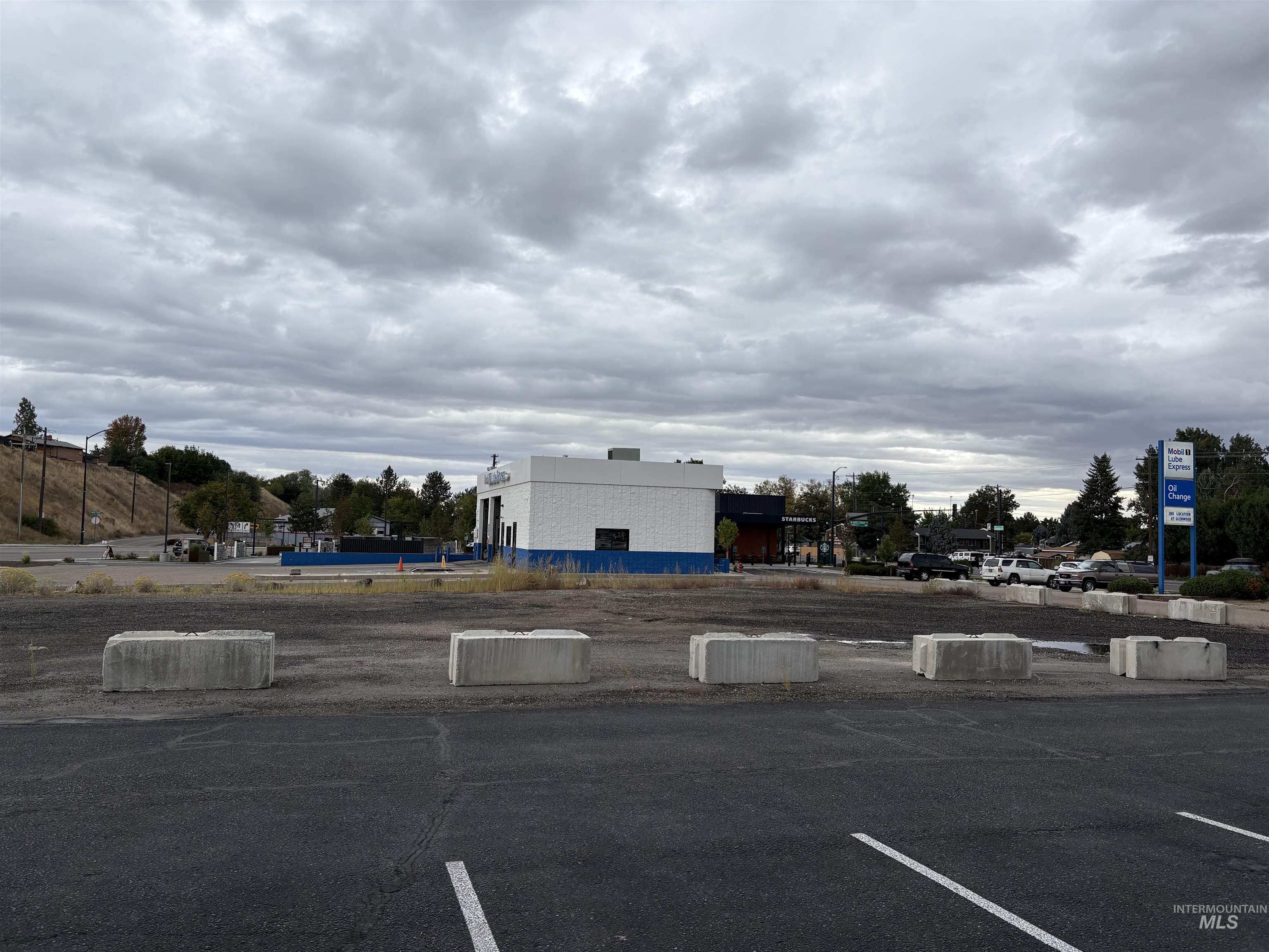 View of uncovered parking lot
