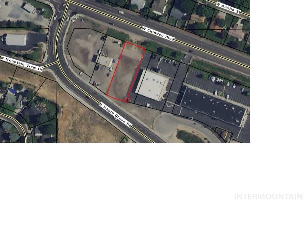 Map / location featuring property parcel outlined