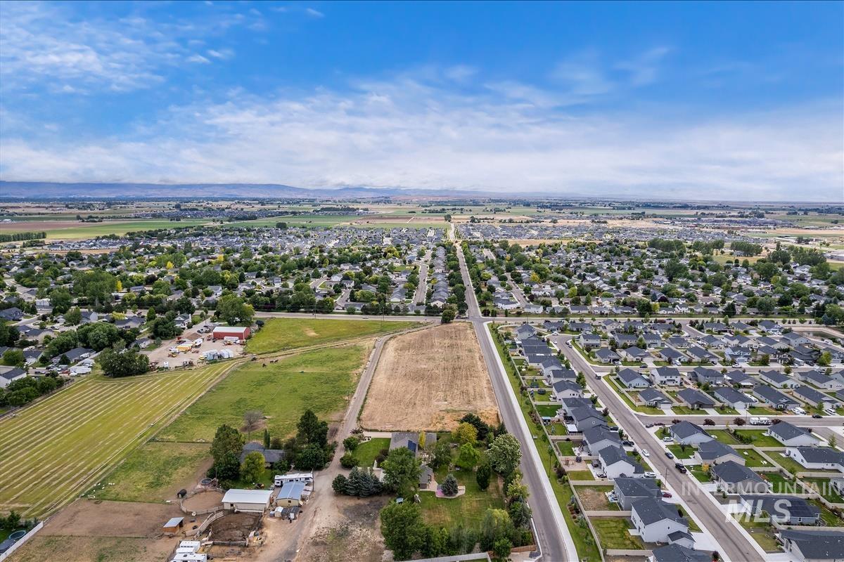Aerial view of property's location