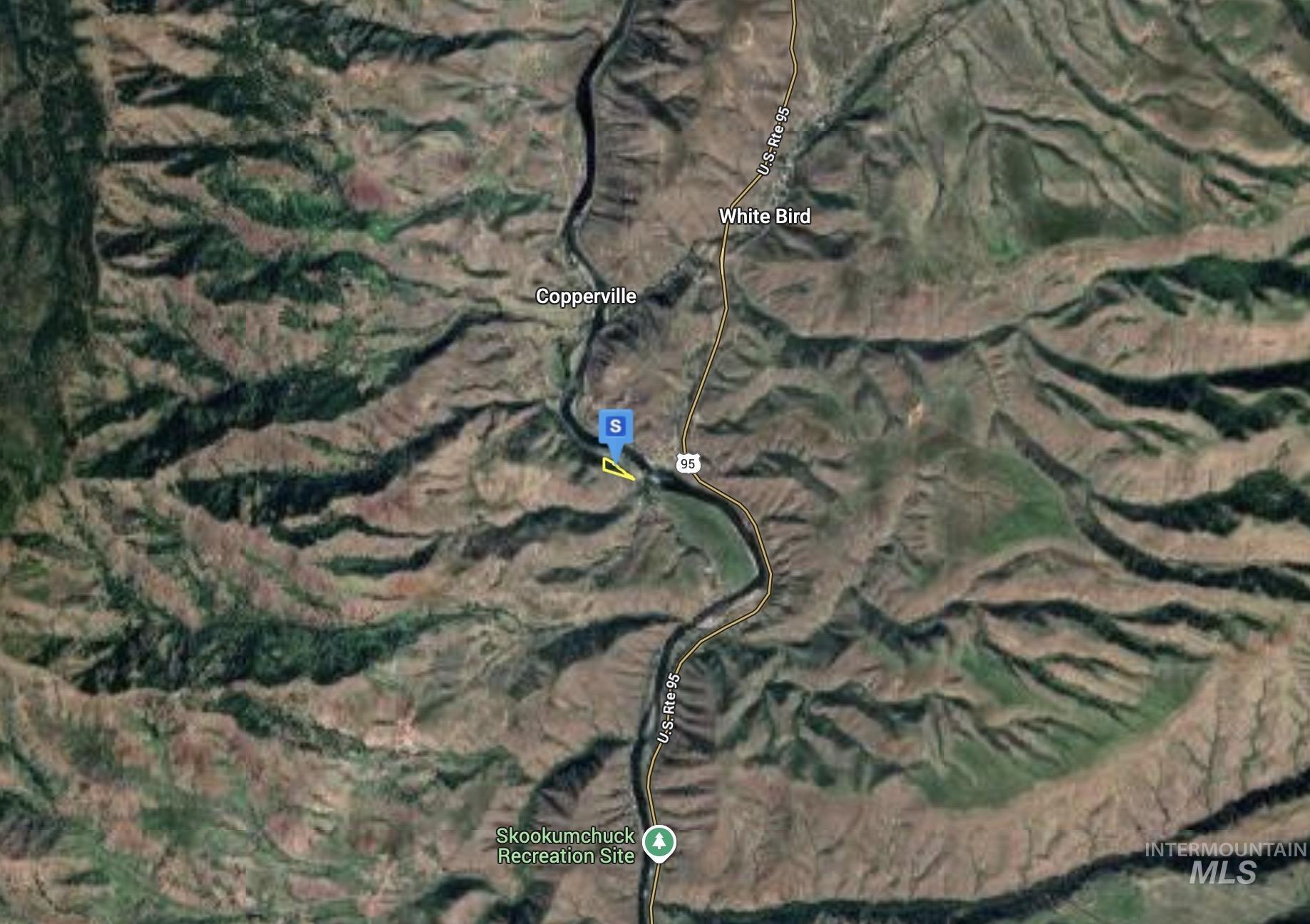 Aerial overview of property's location