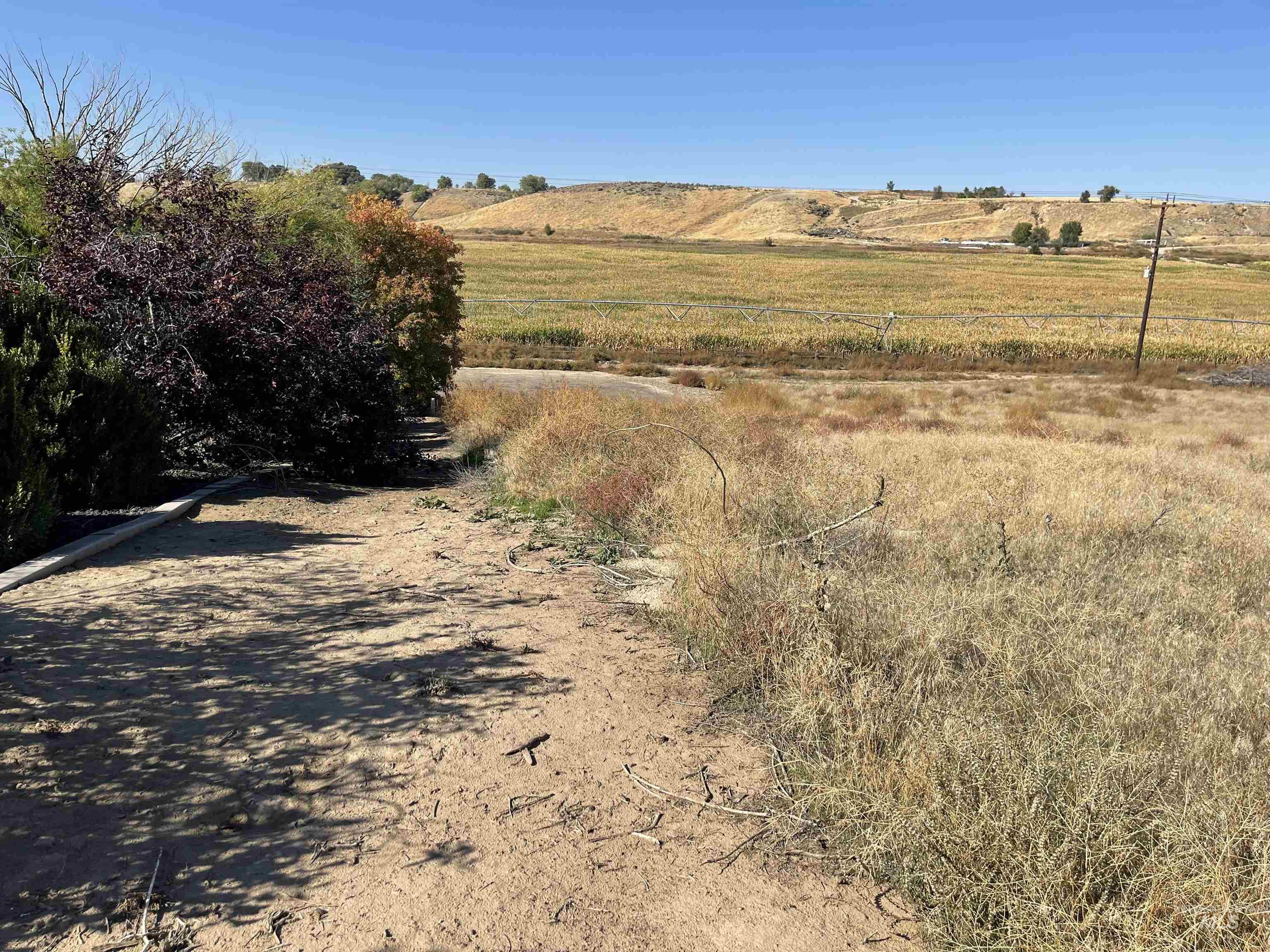 View of yard featuring a view of rural / pastoral area