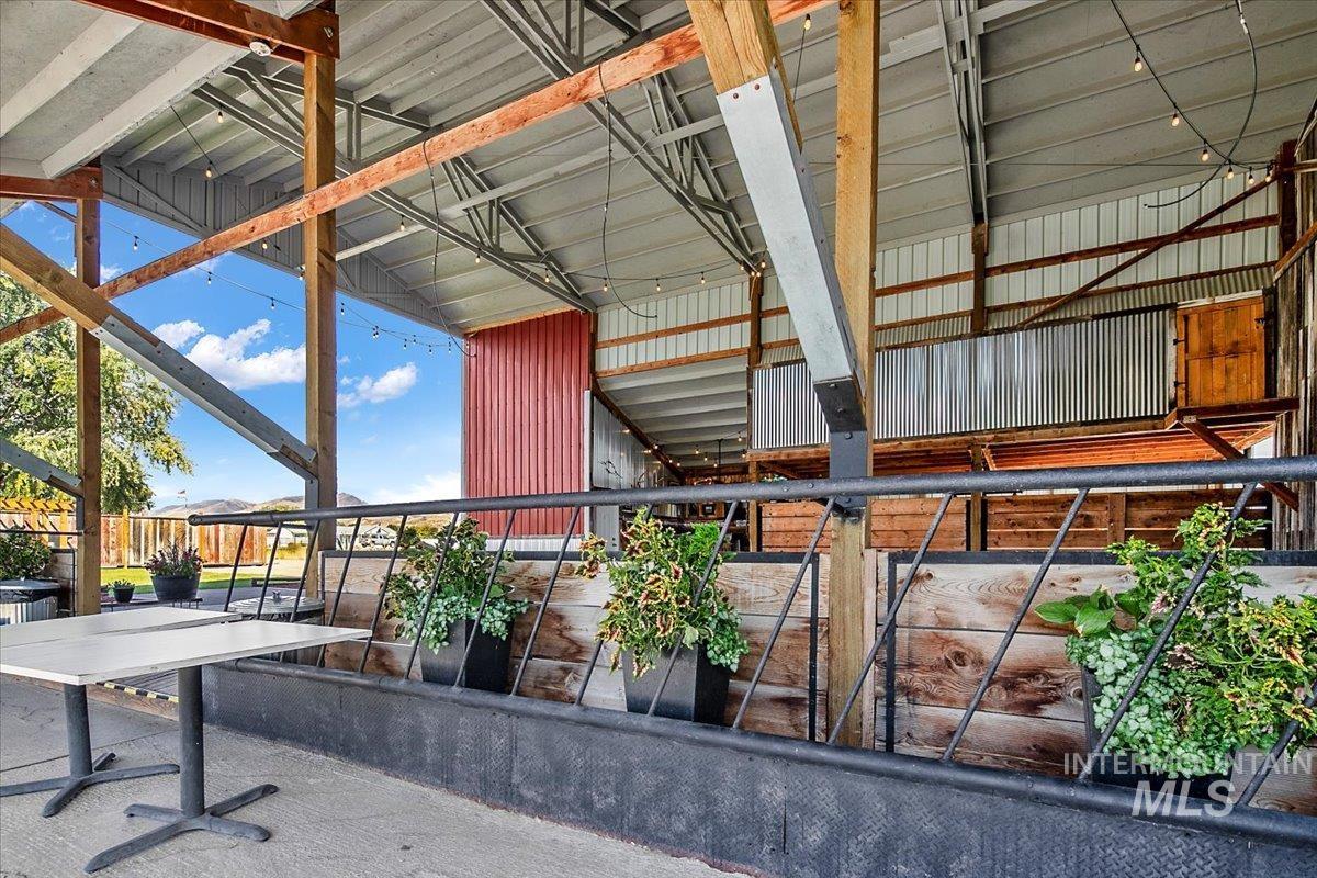 View of stable