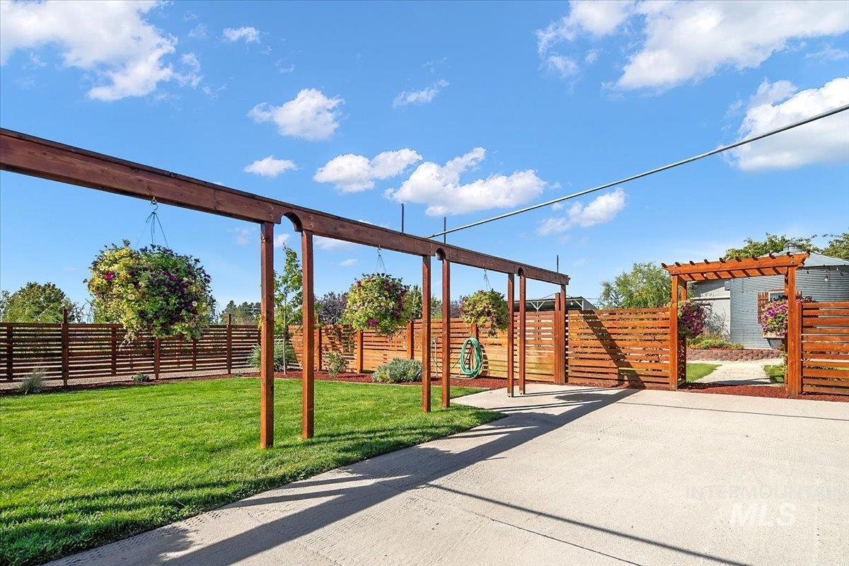 View of patio
